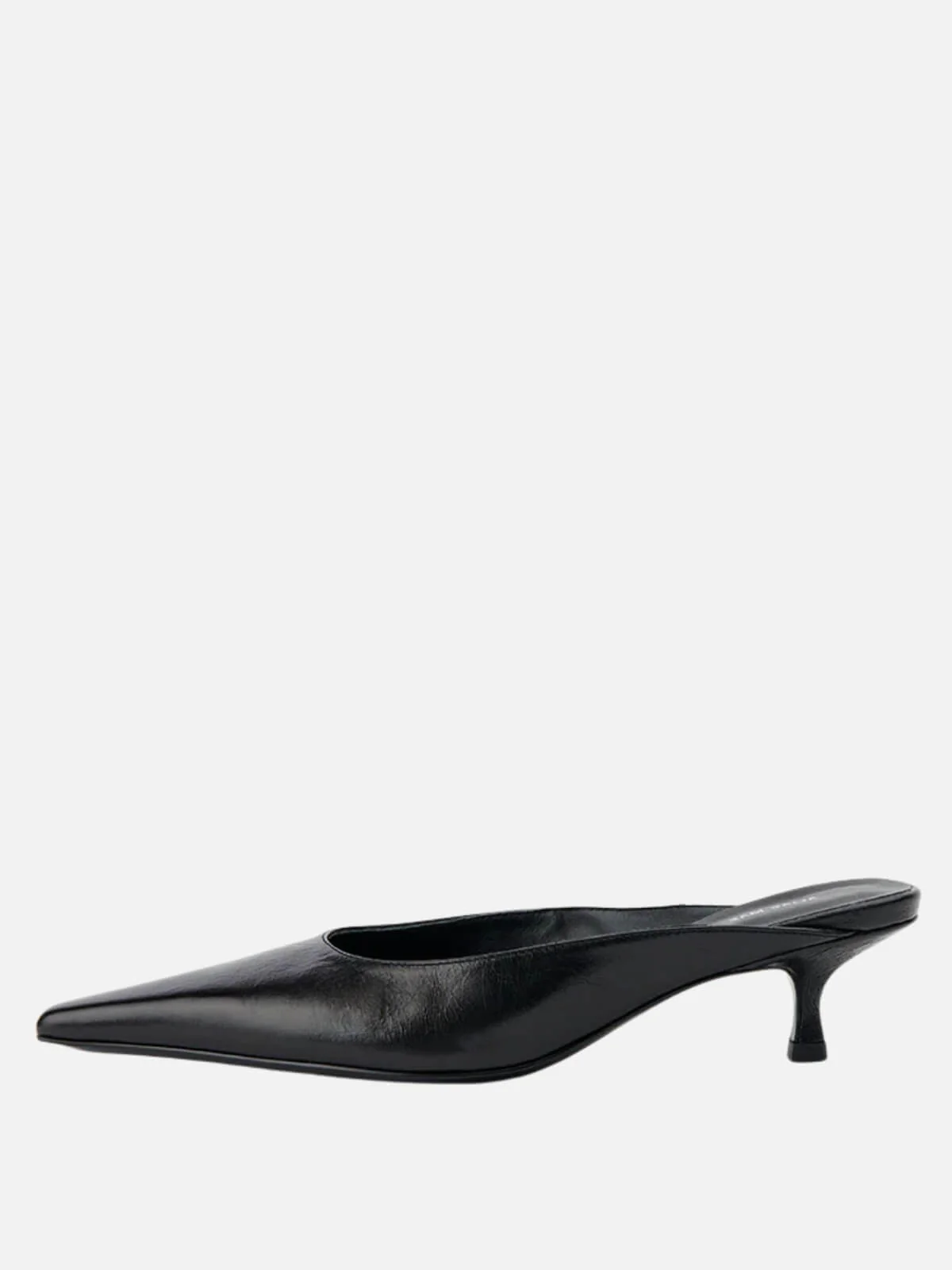 Geneva Black Oily Crinkle Leather