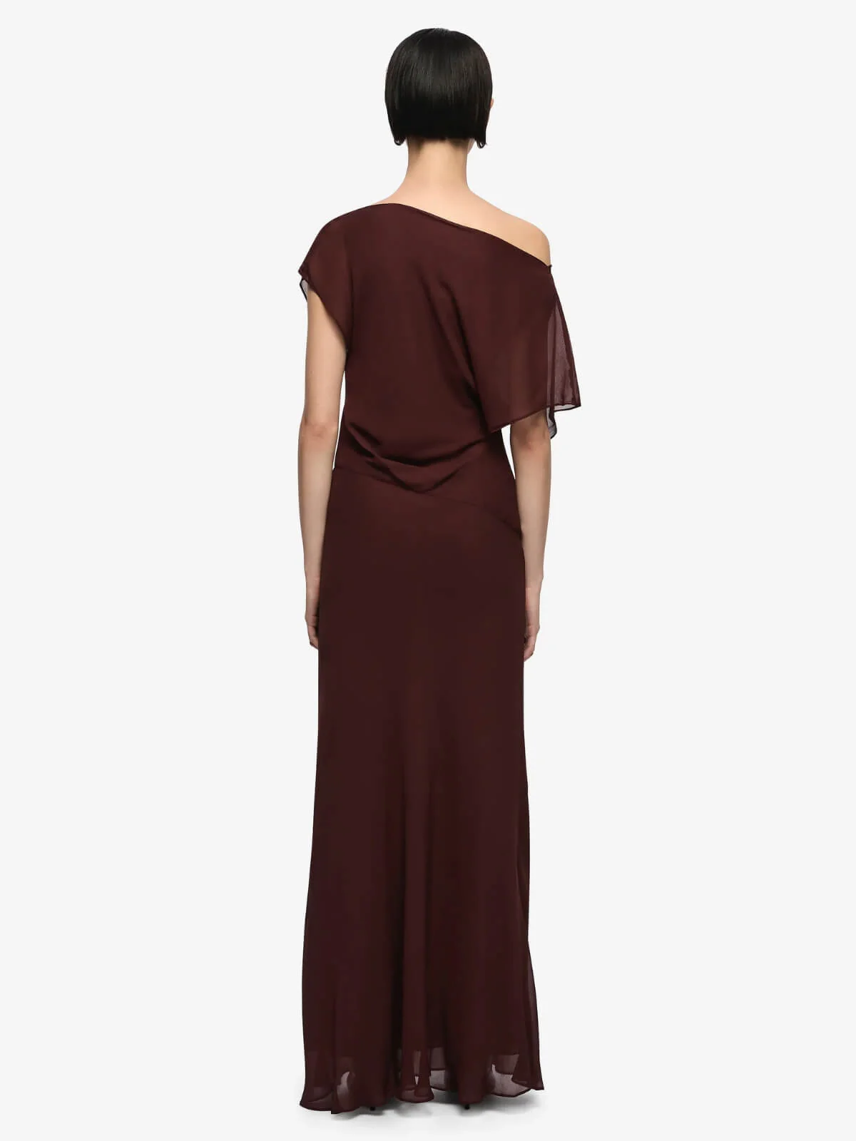 Amanda Drape Maxi Dress - Raisin - Image 2