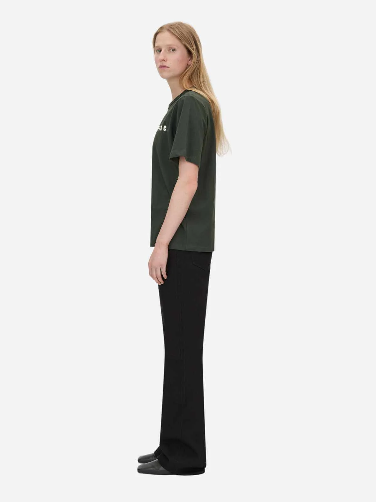 Anca Graphic Tee - Bottle Green - Image 3