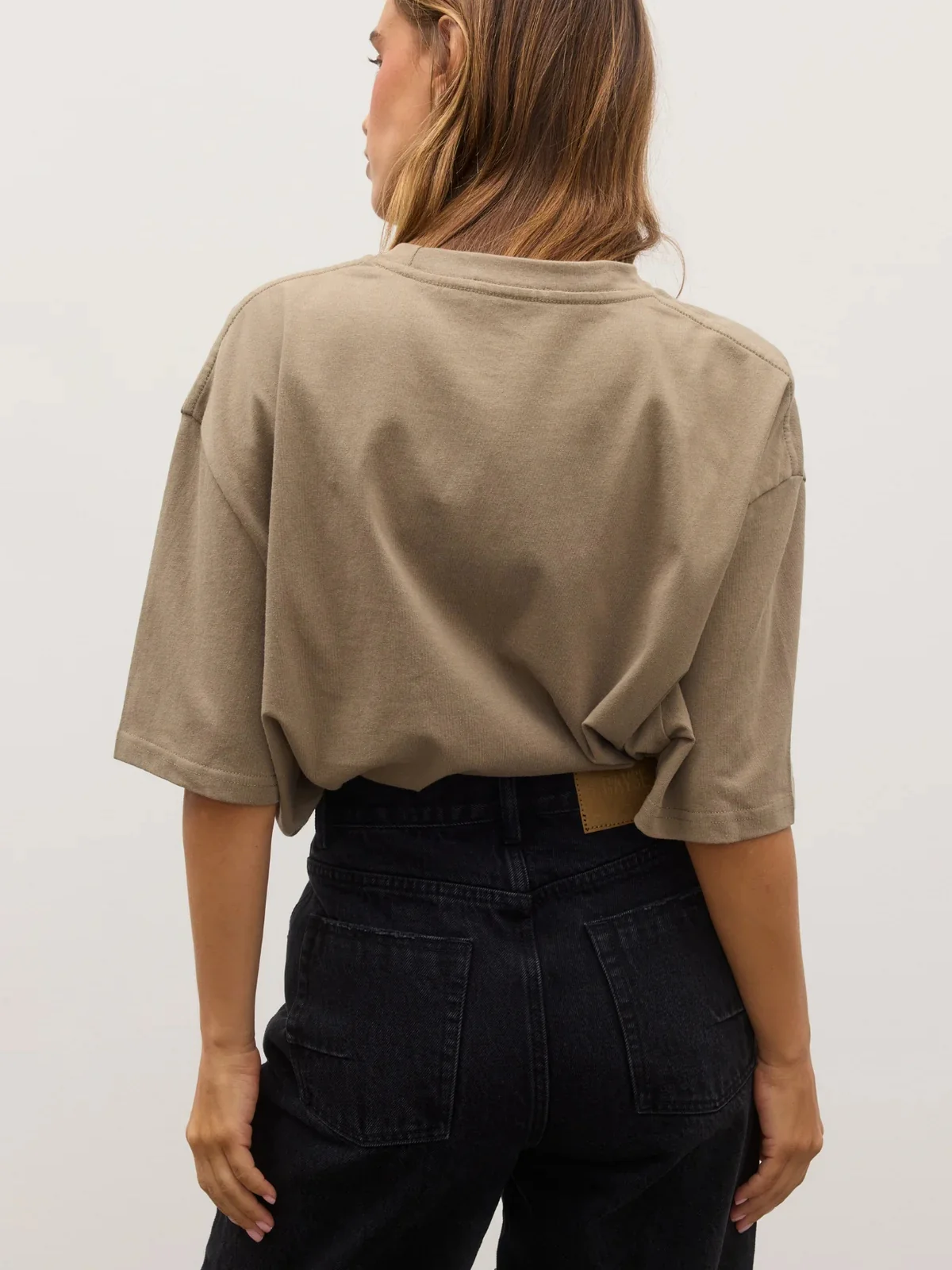 Jonas Boyfriend Tee - Military - Image 3