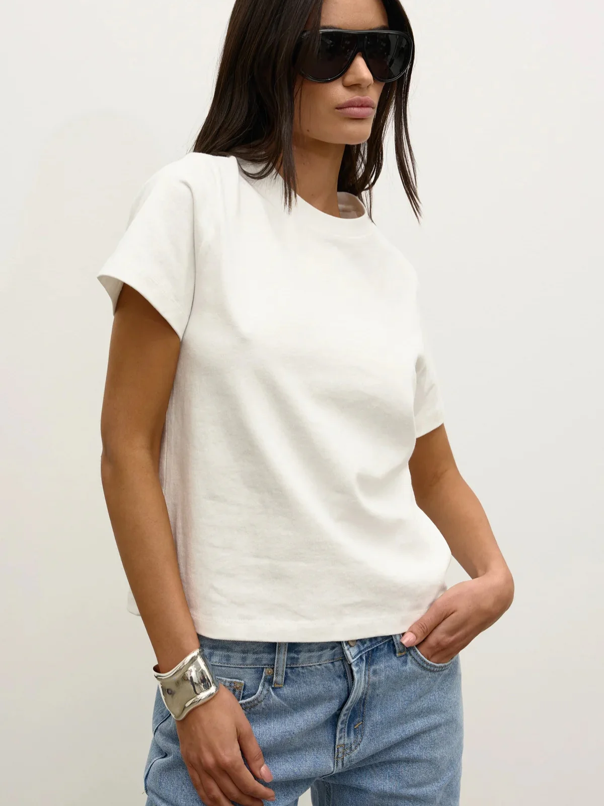 Tess T-Shirt - White - Image 2