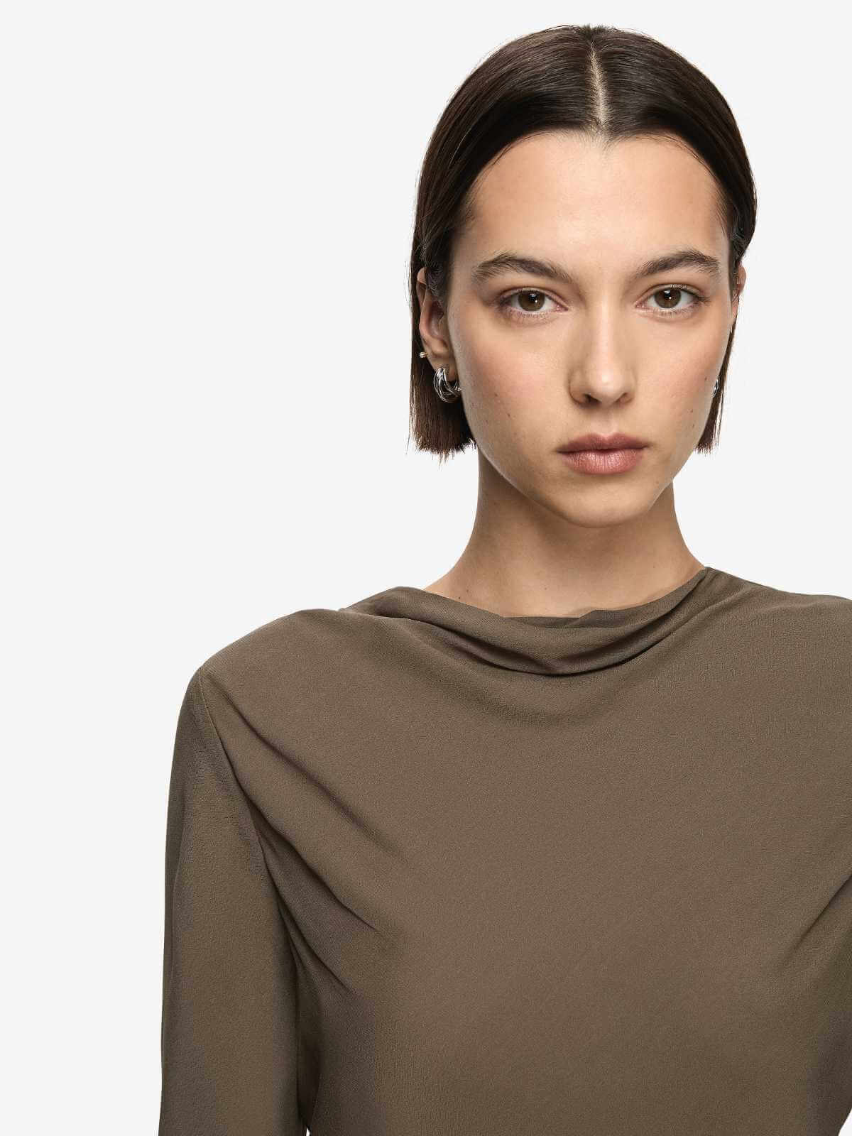 Briya Long Sleeve Top - Twig - Image 4