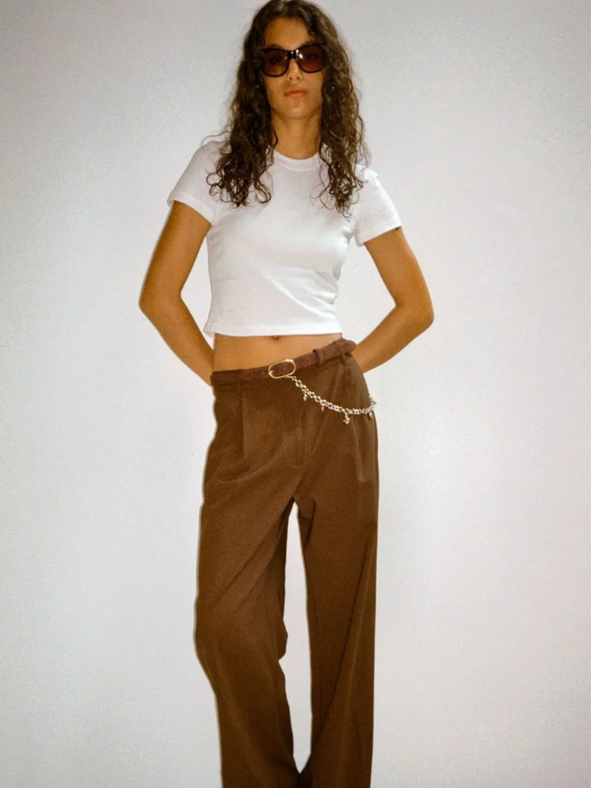 Claudette Baby Tee - White - Image 3