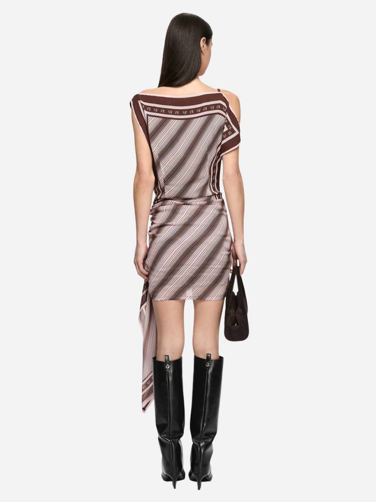 Evely Mini Dress - Geo Scarf Print - Image 2