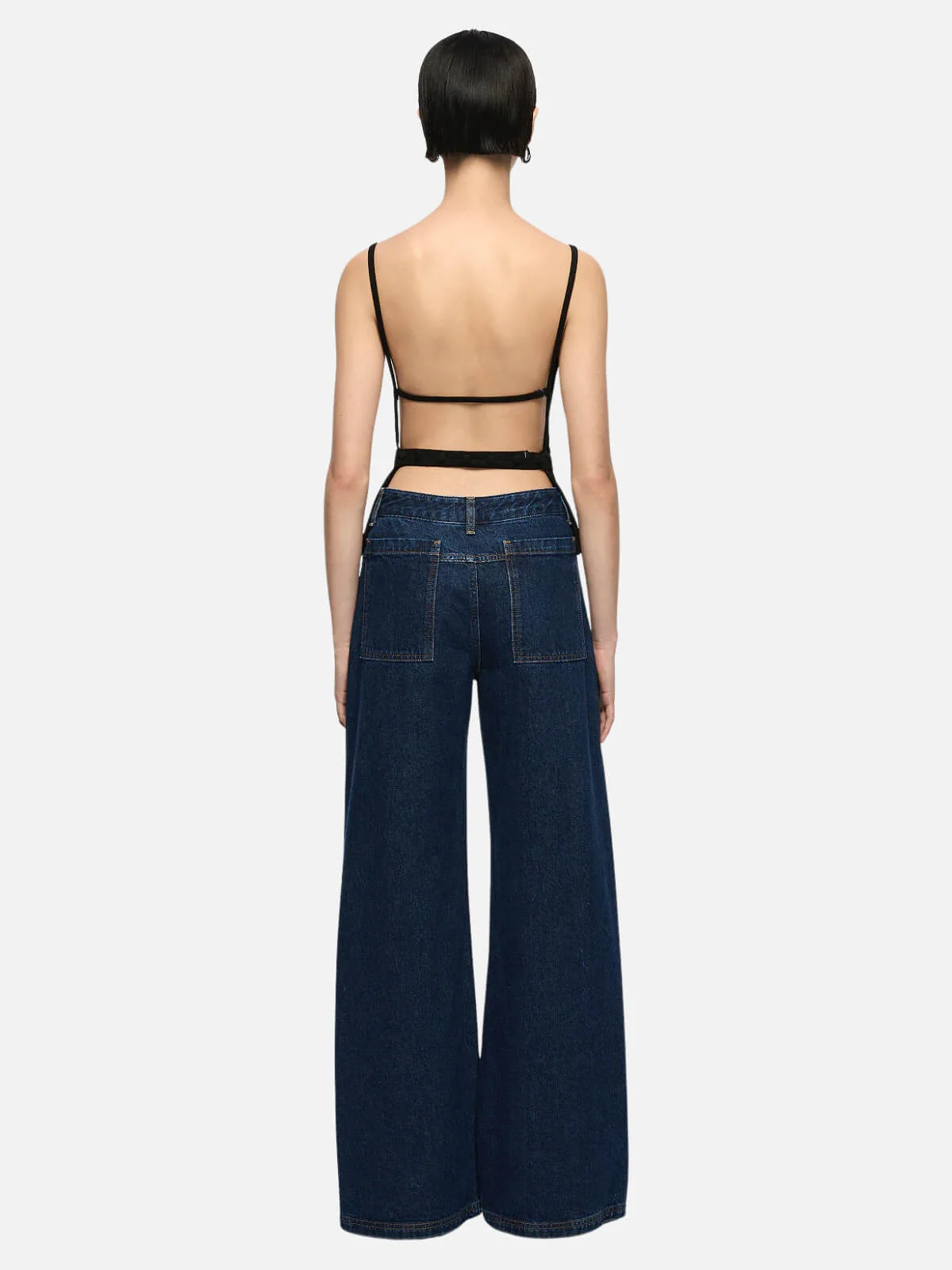 Mor Backless Top - Black - Image 2