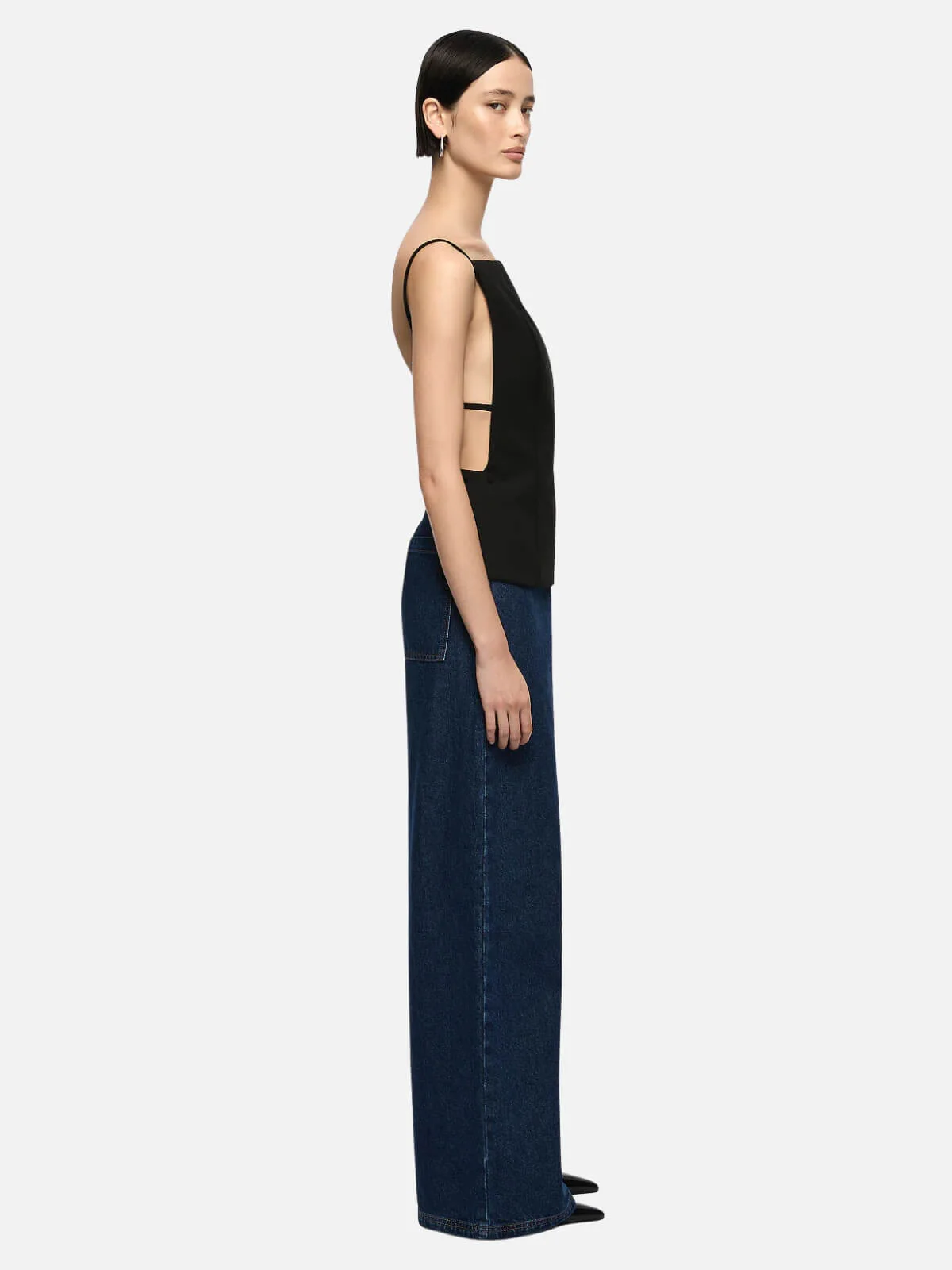 Mor Backless Top - Black - Image 3