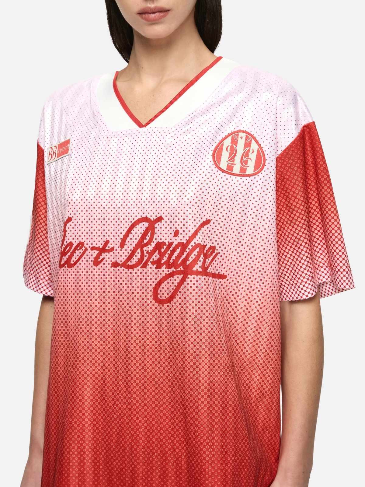 Zelia Jersey T-Shirt - Flame Ombre - Image 3