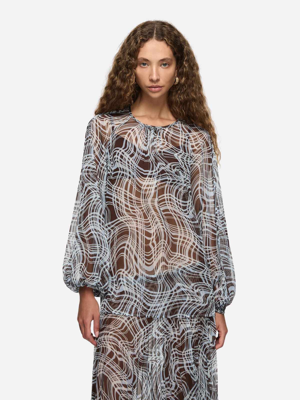 Domenica Top - Blue - Image 3