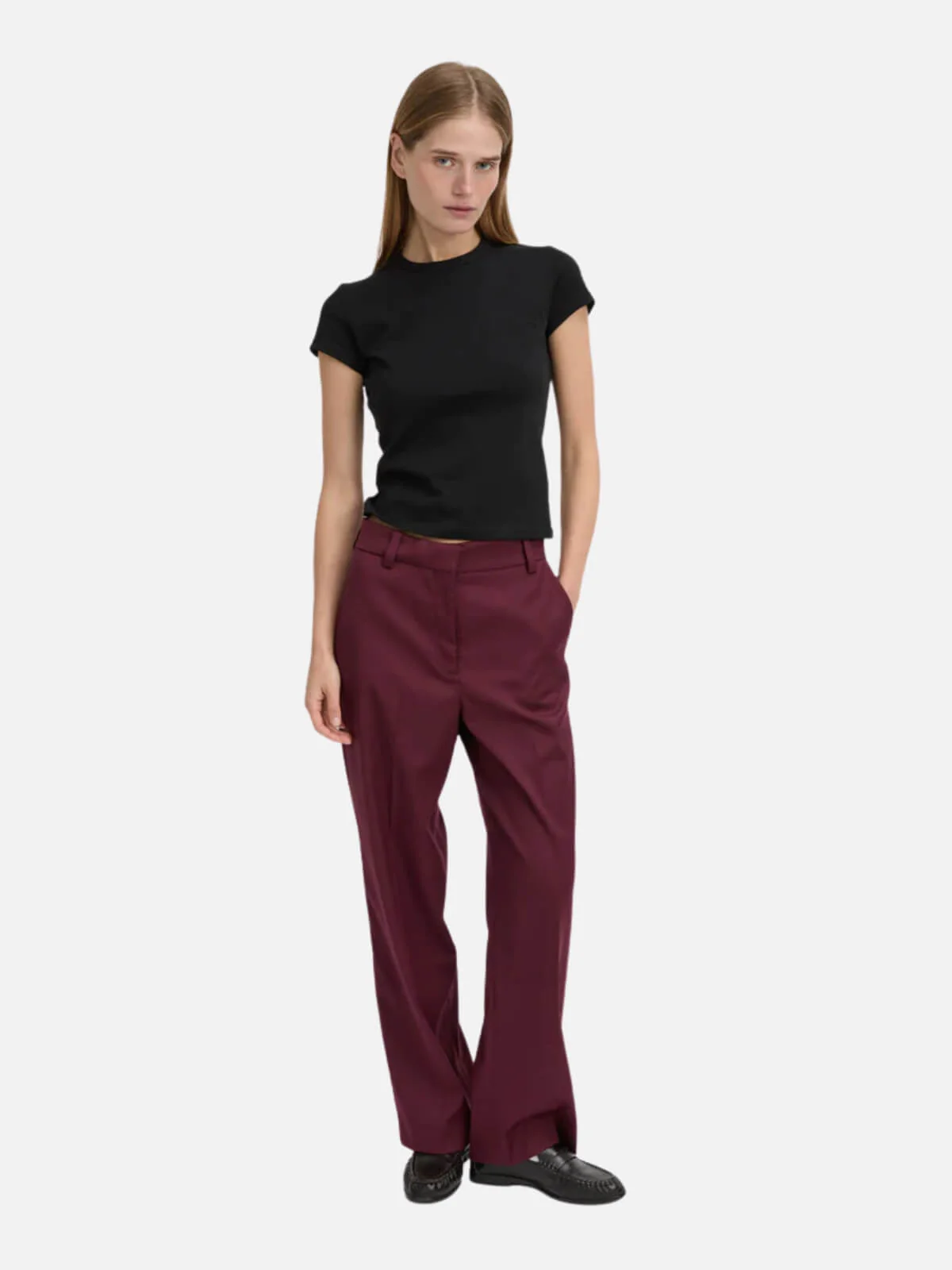 Laina Baby Tee - Black - Image 3
