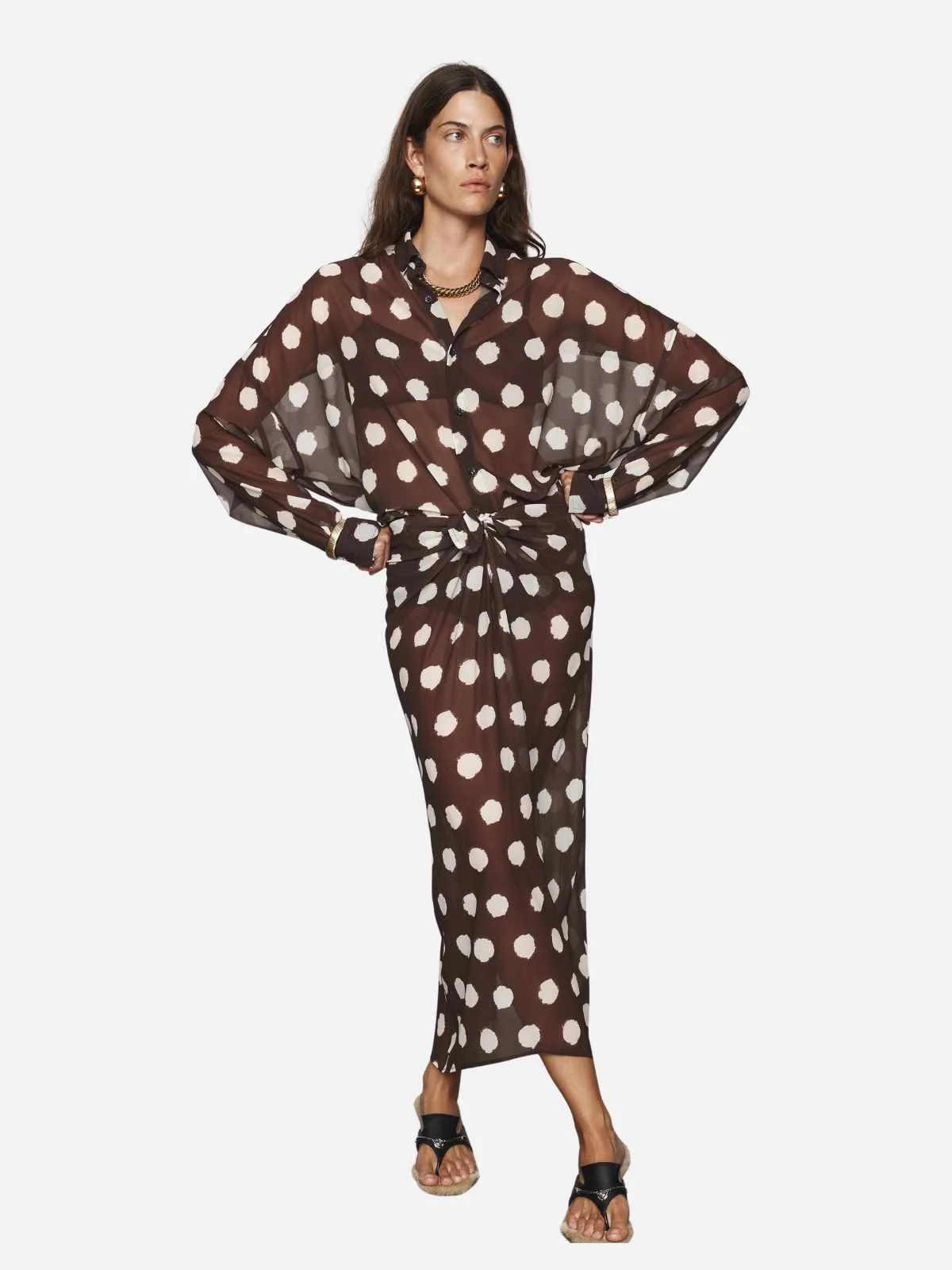 Linnea Shirt - Brown - Image 3