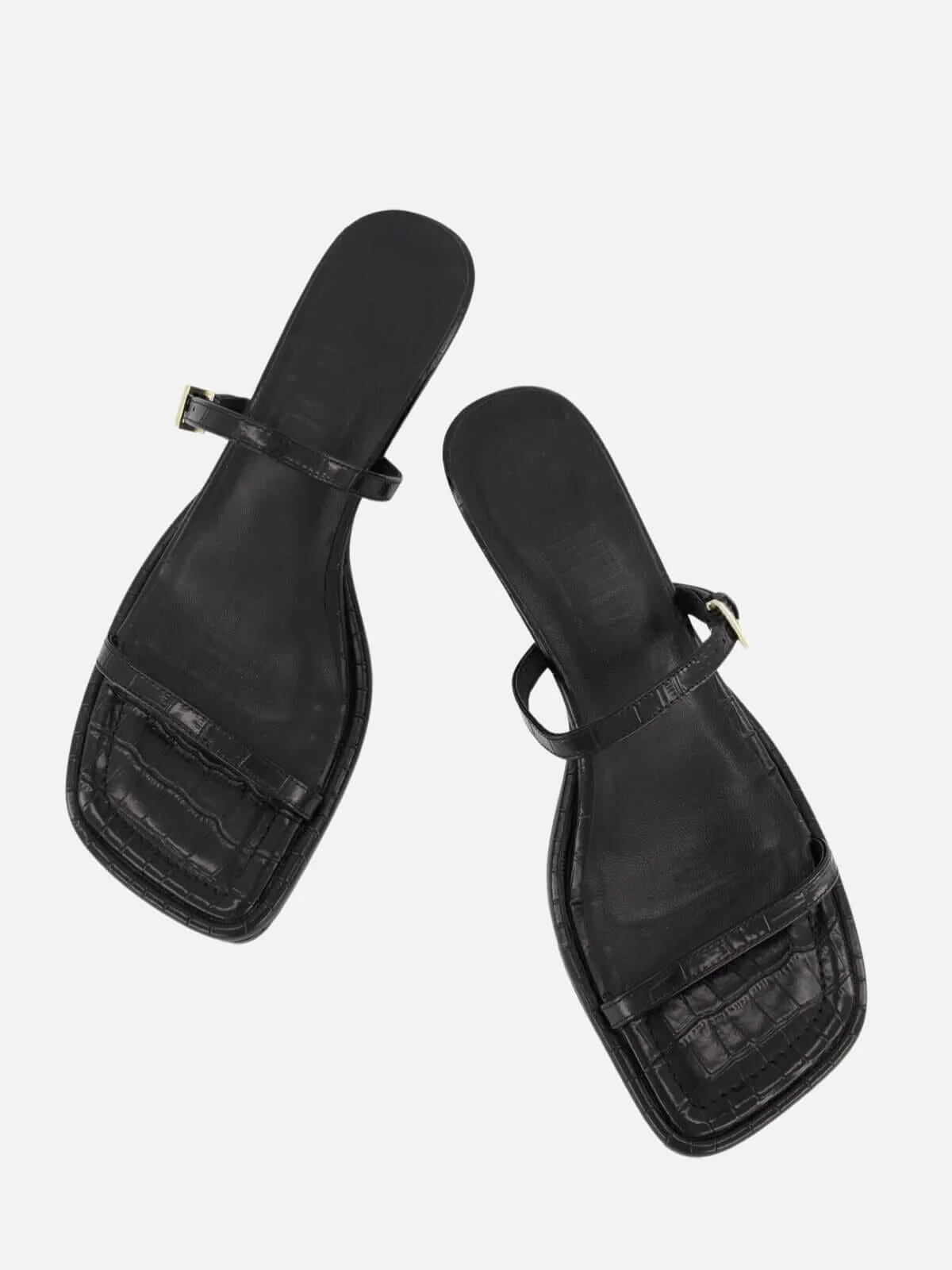 Lou Lou - Black Croc - Image 4