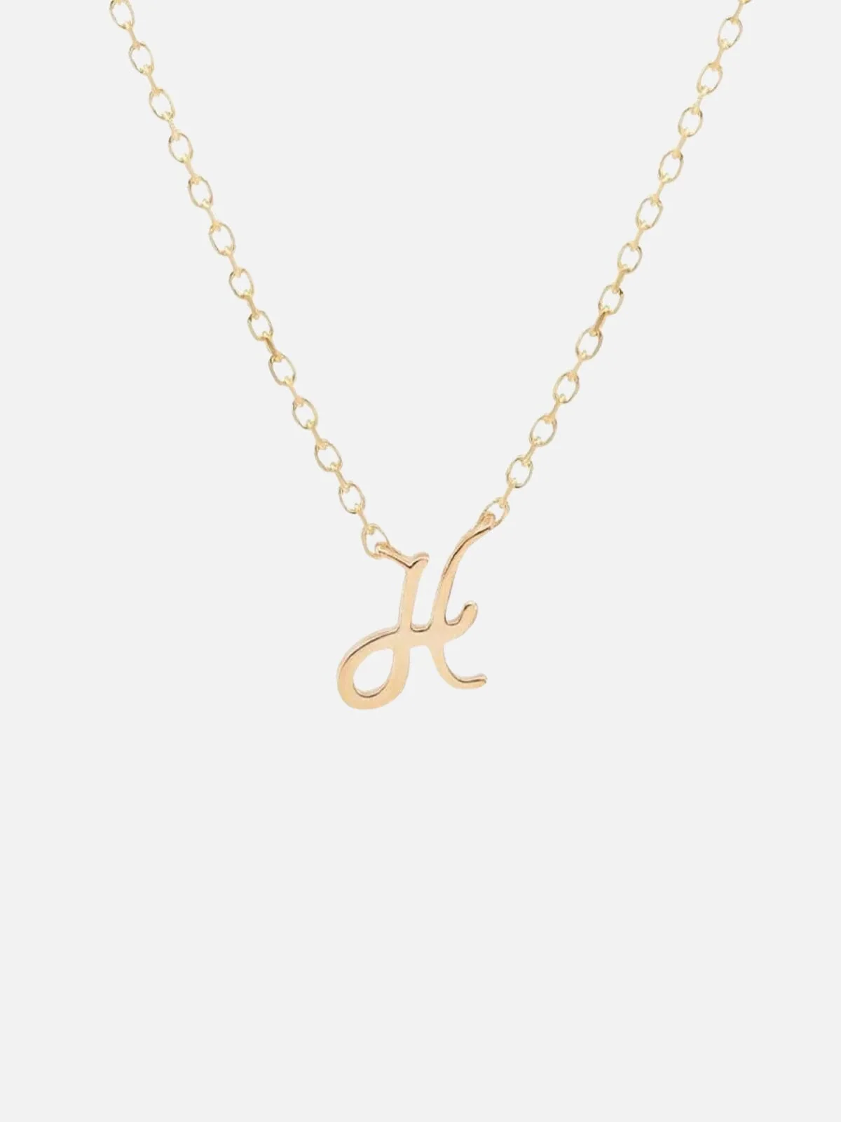 14K Gold Love Letter Necklace - Image 11
