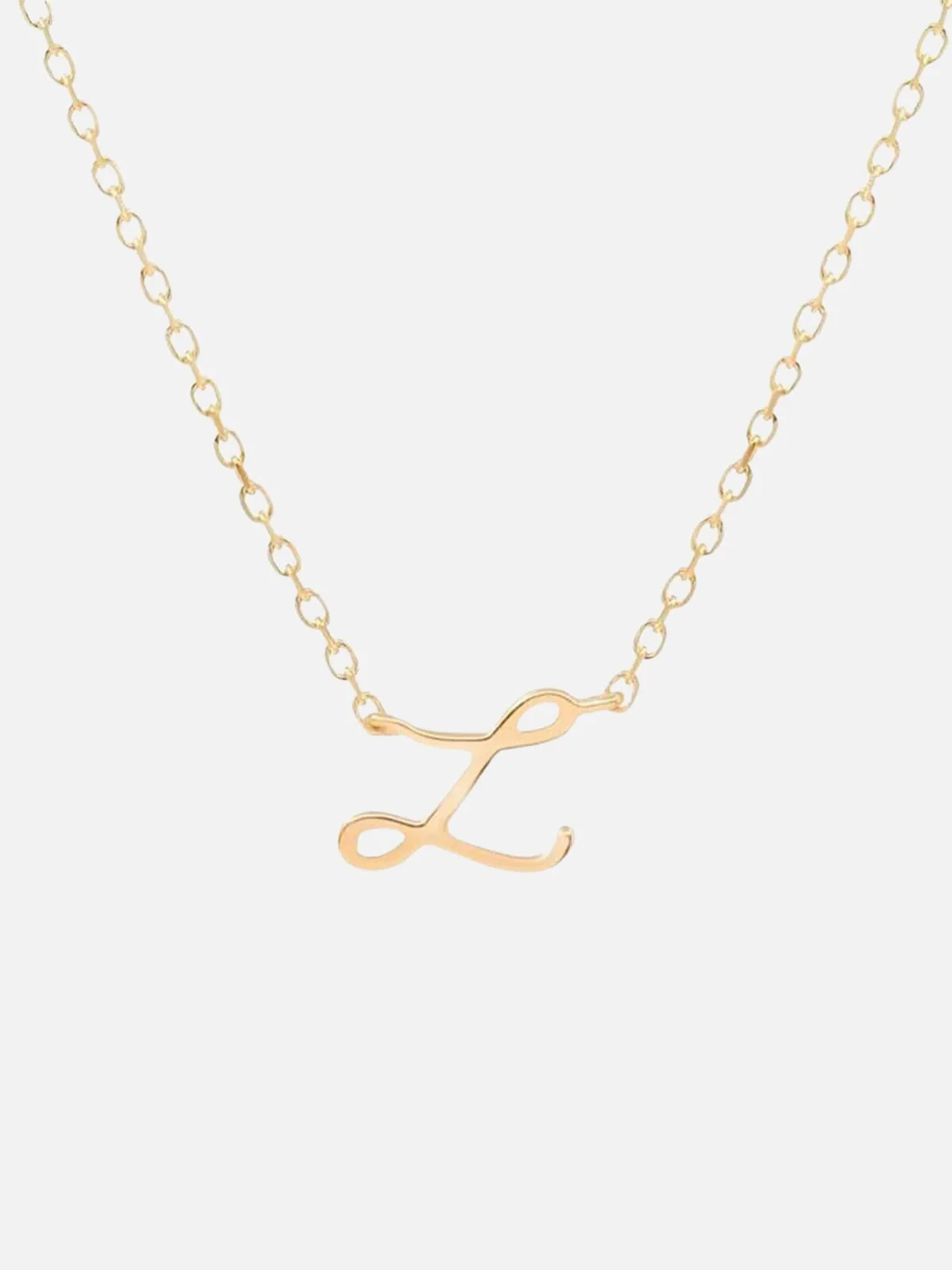 14K Gold Love Letter Necklace - Image 15
