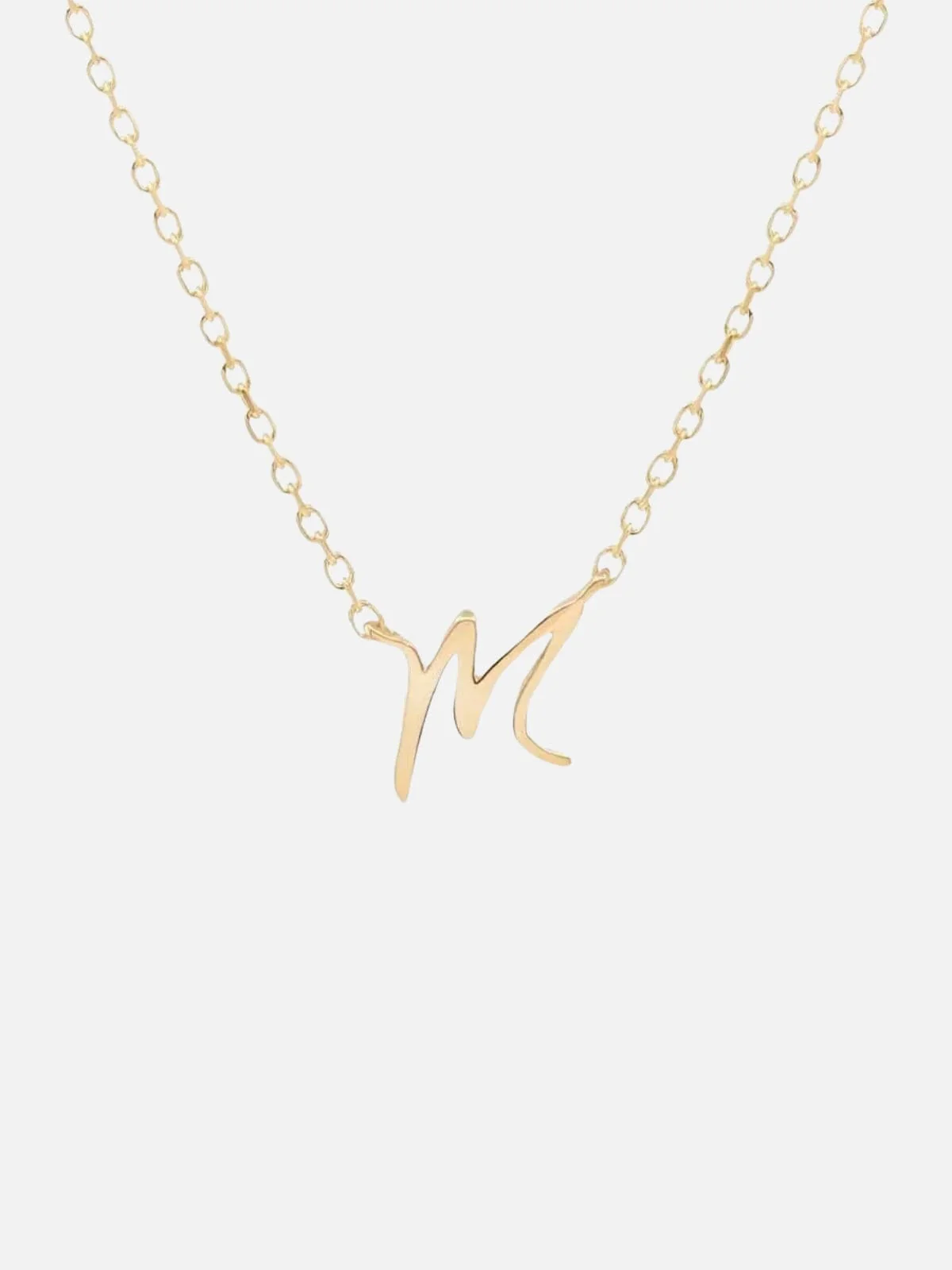 14K Gold Love Letter Necklace - Image 16