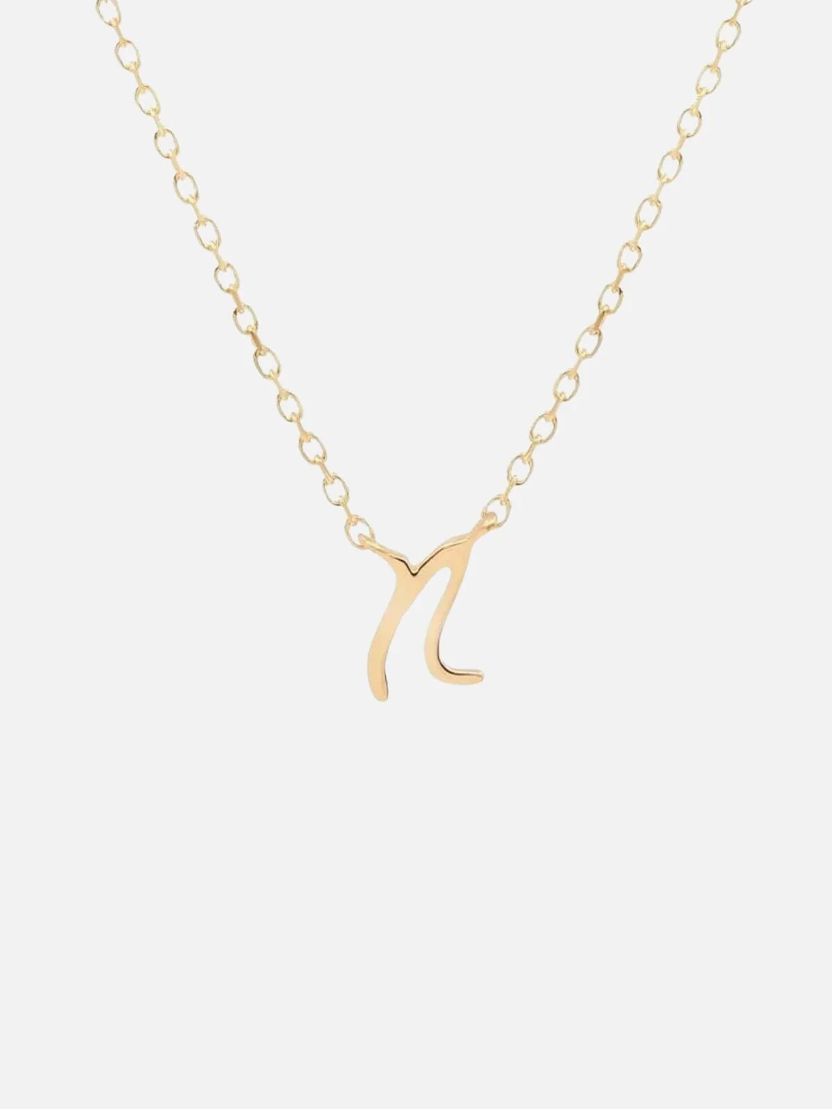 14K Gold Love Letter Necklace - Image 17