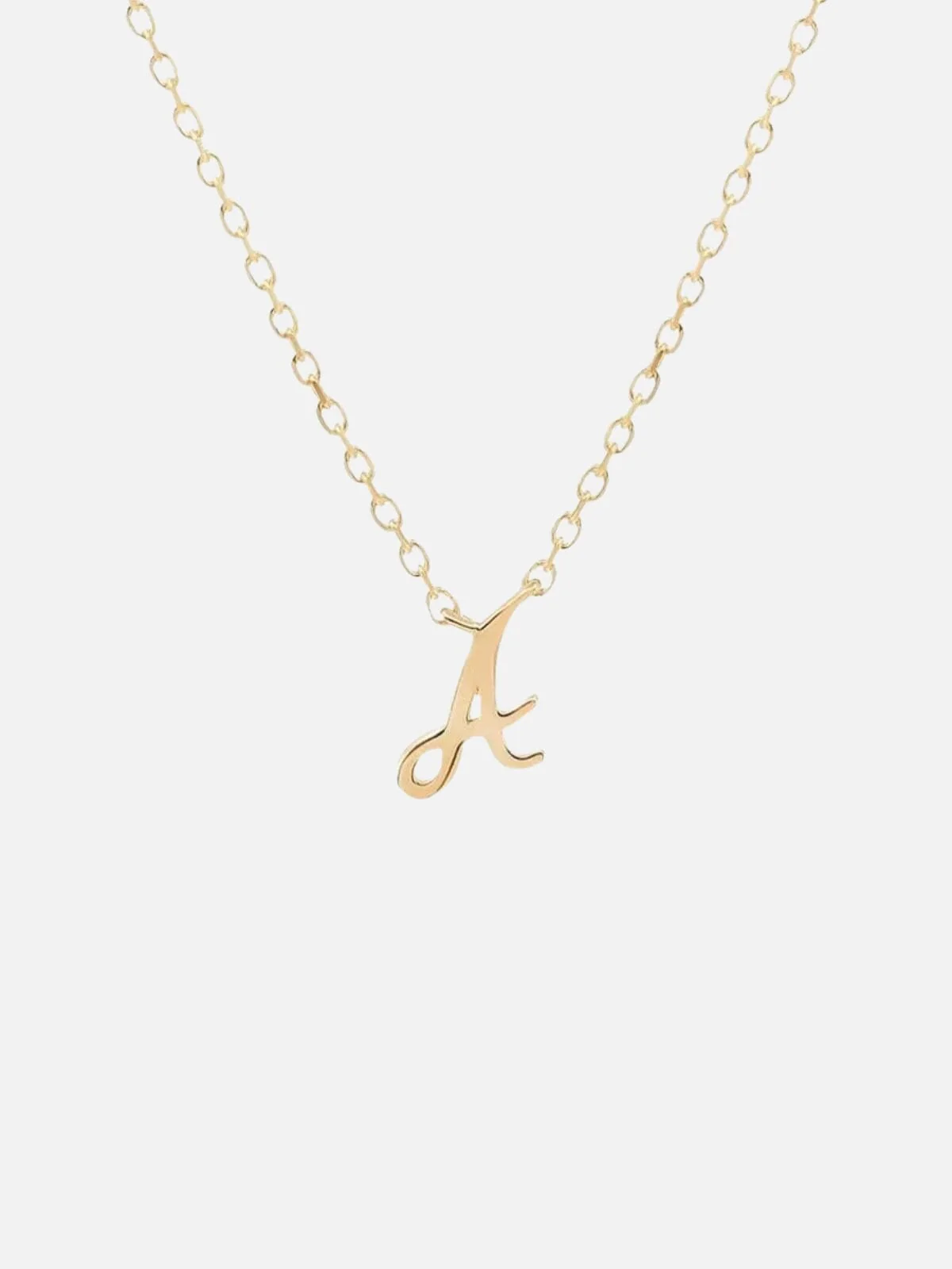 14K Gold Love Letter Necklace - Image 4