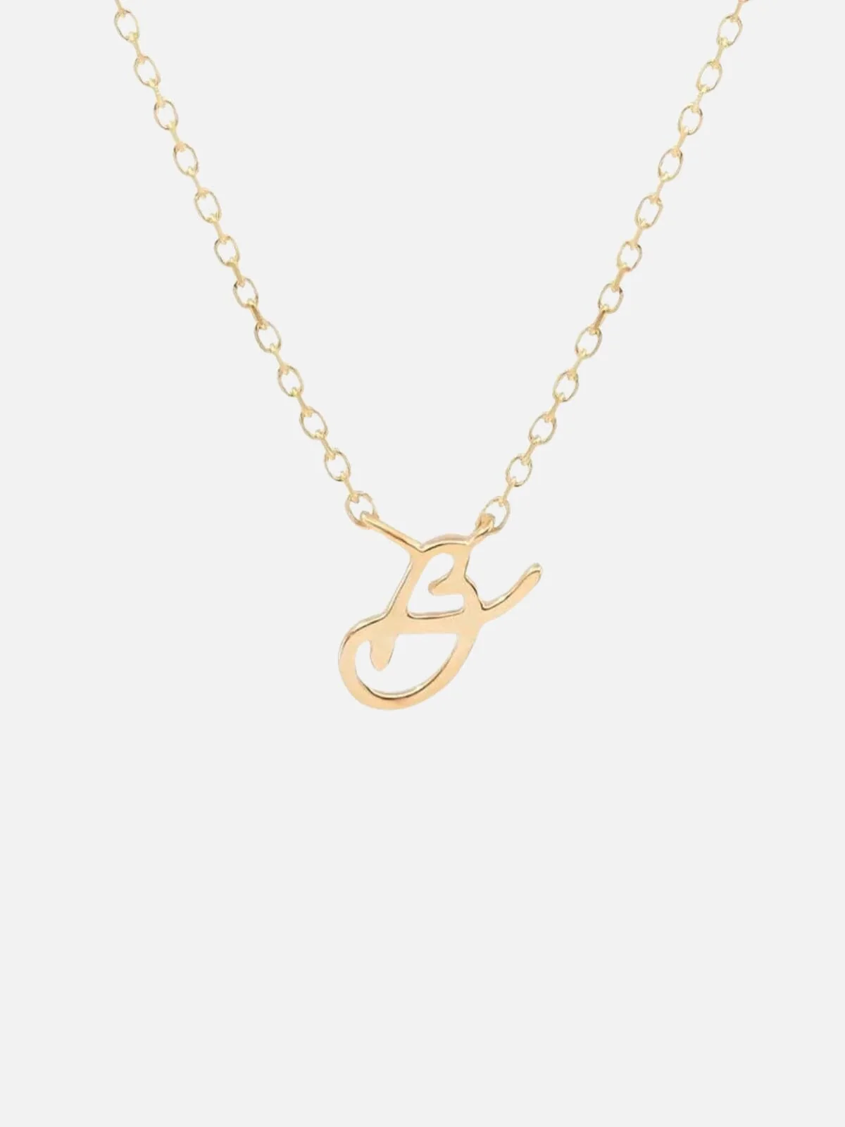 14K Gold Love Letter Necklace - Image 5
