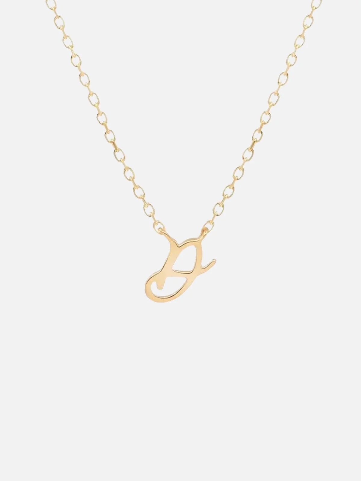 14K Gold Love Letter Necklace - Image 7