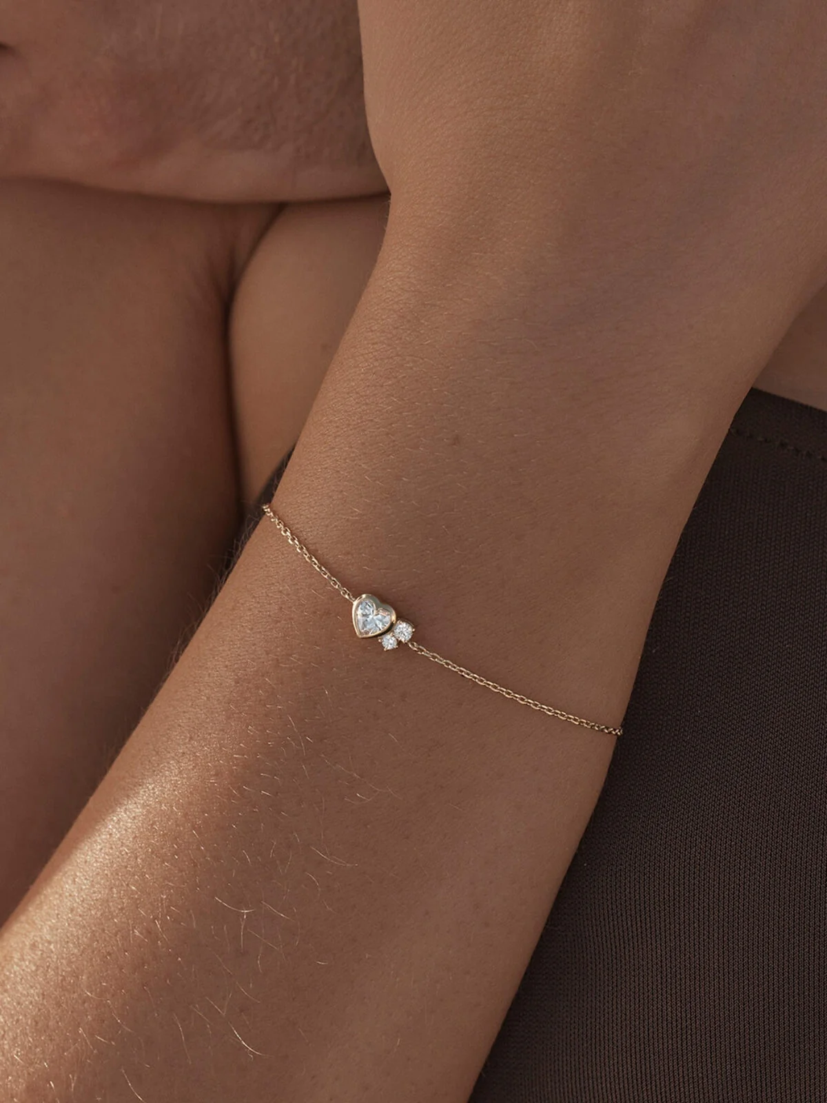 Dream Lover Heart Bracelet - 18k Gold - Image 2