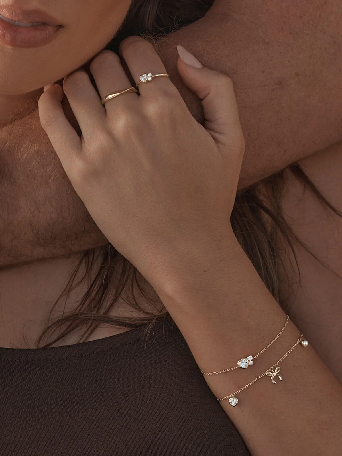 Forever Yours Charm Bracelet - 18K Gold - Image 2
