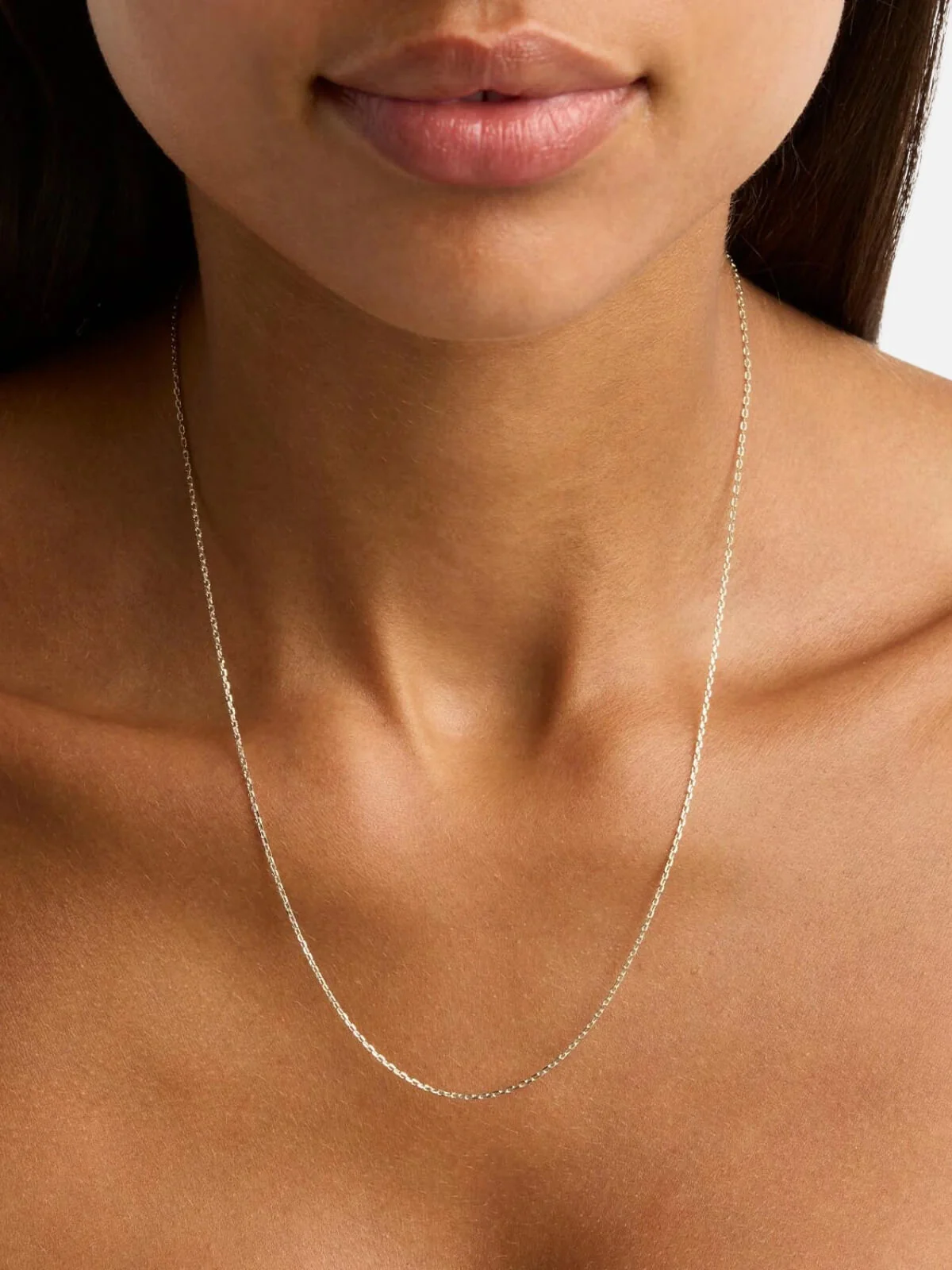 Sterling Silver 21" Signature Chain Necklace - Image 2