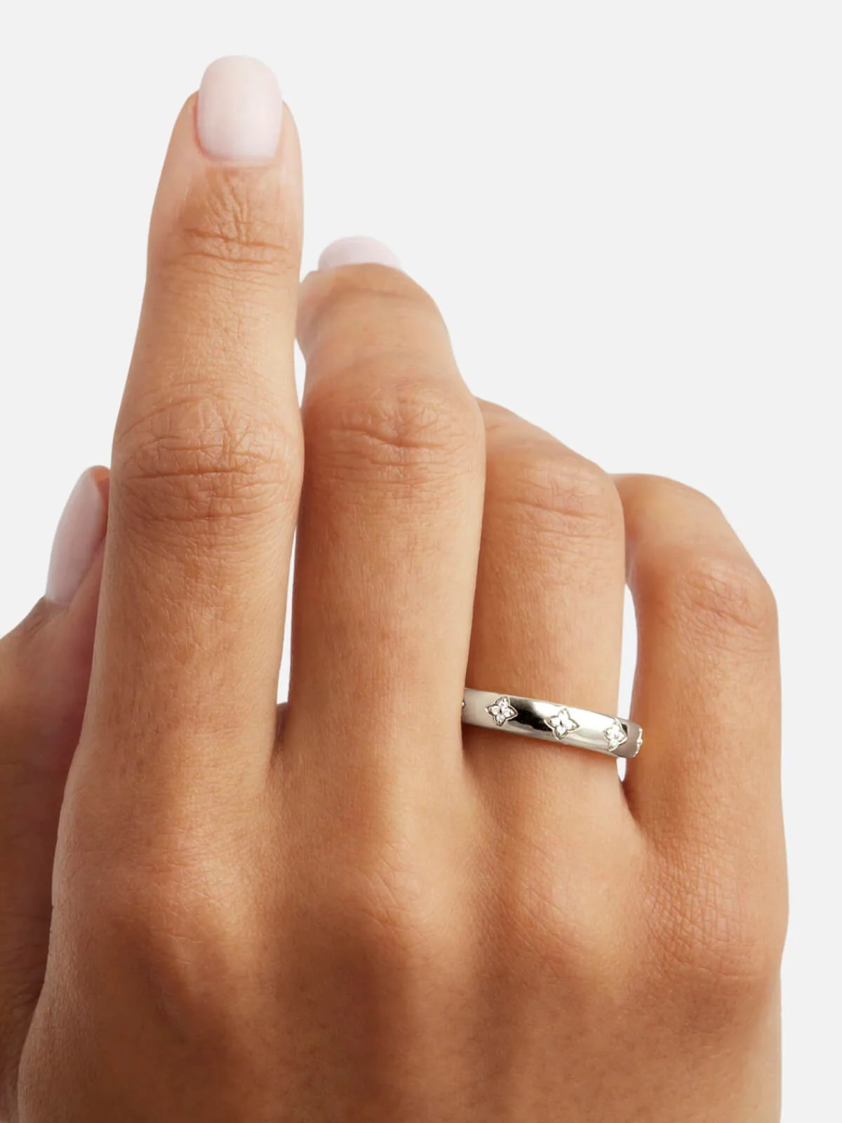 Sterling Silver Bloom With You Lotus Ring - Image 3
