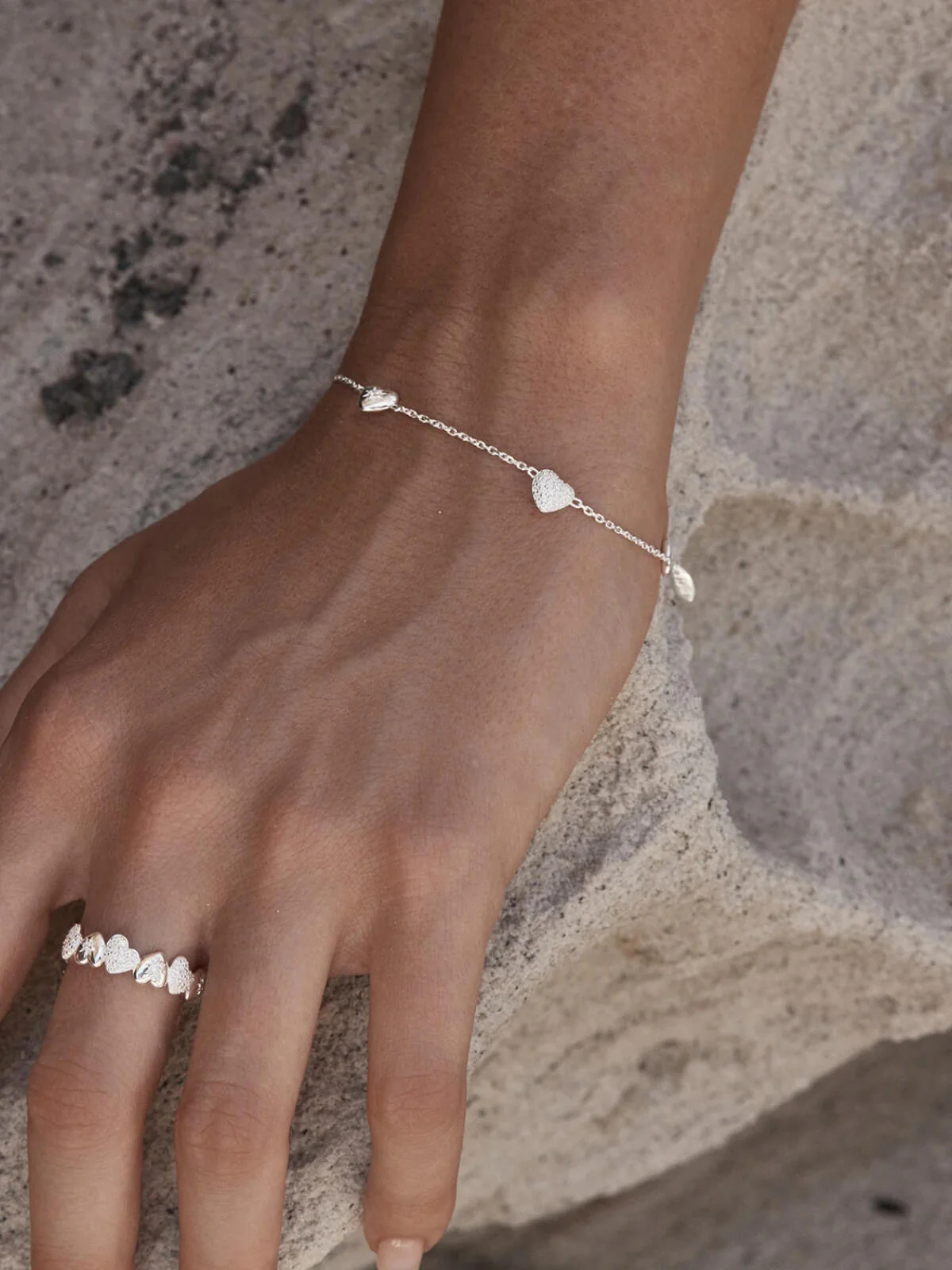 You Have My Heart Charm Bracelet - Sterling Silver - Image 2