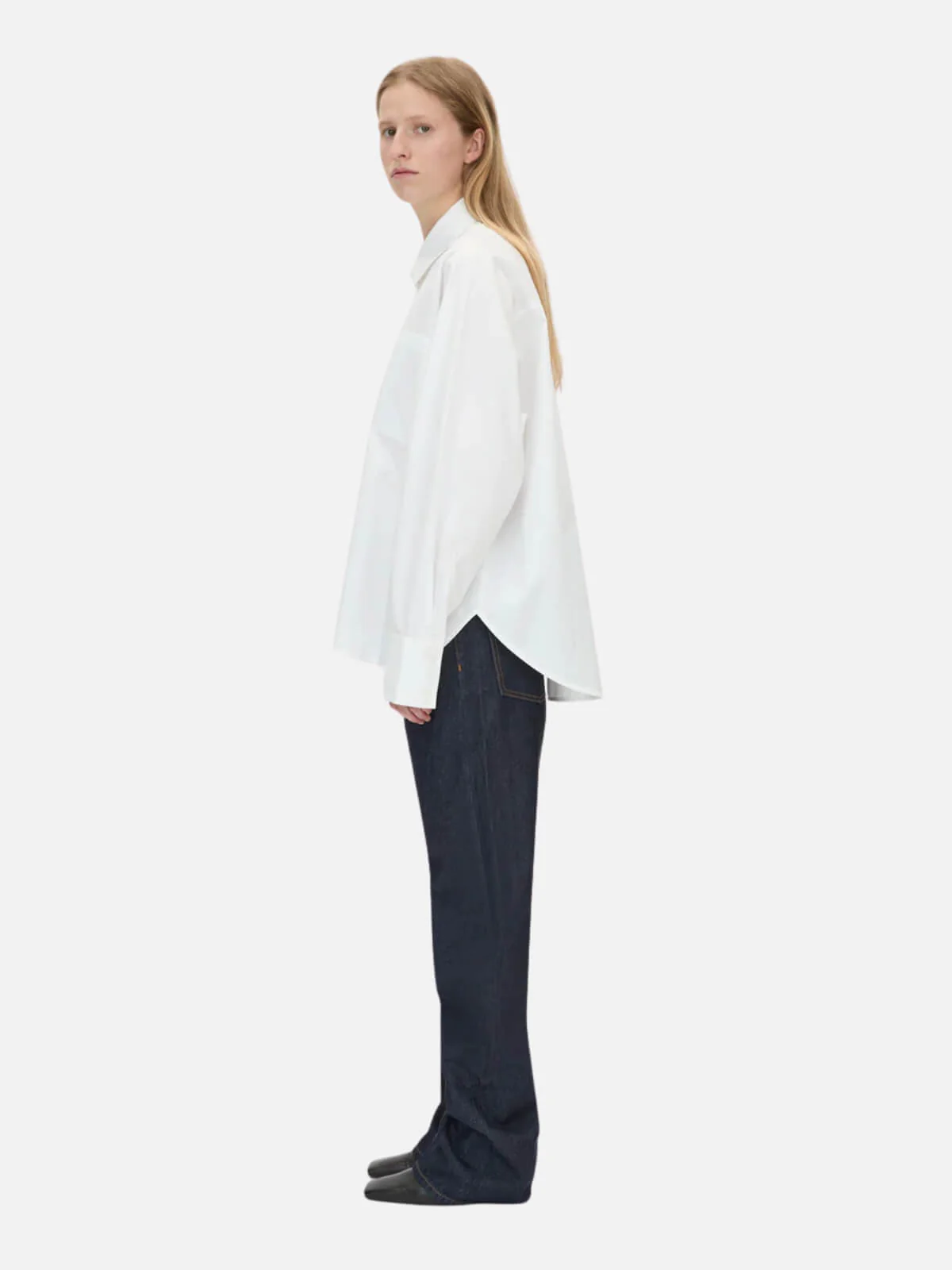 Fiora Long Sleeve Shirt - Soft White - Image 3