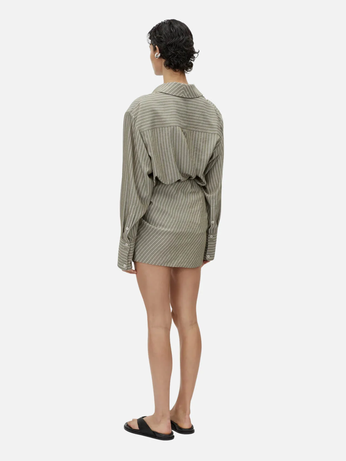 Illias Skirt - Ash Stripe - Image 2