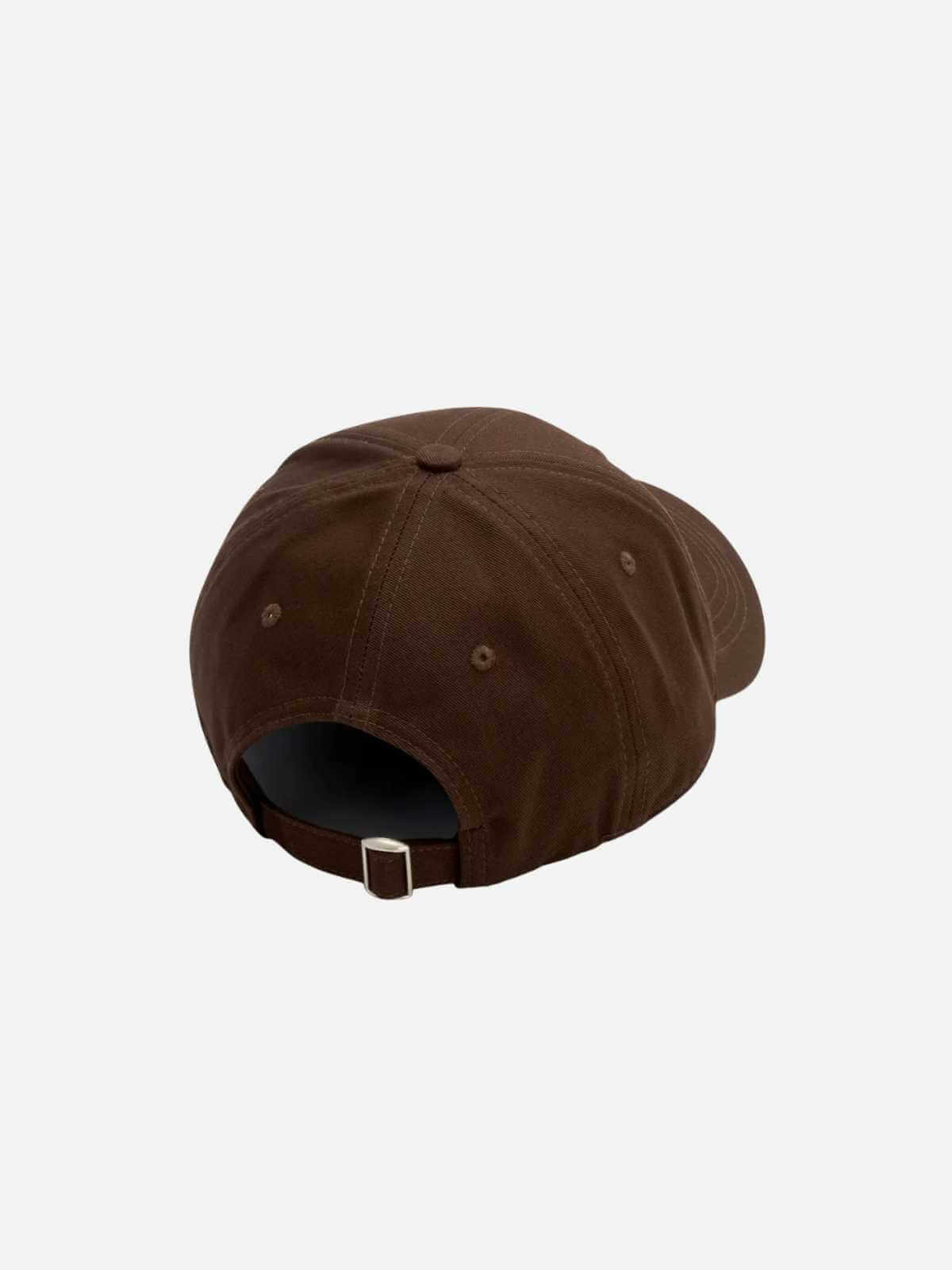 Maren Embroidered Cap - Chocolate - Image 3