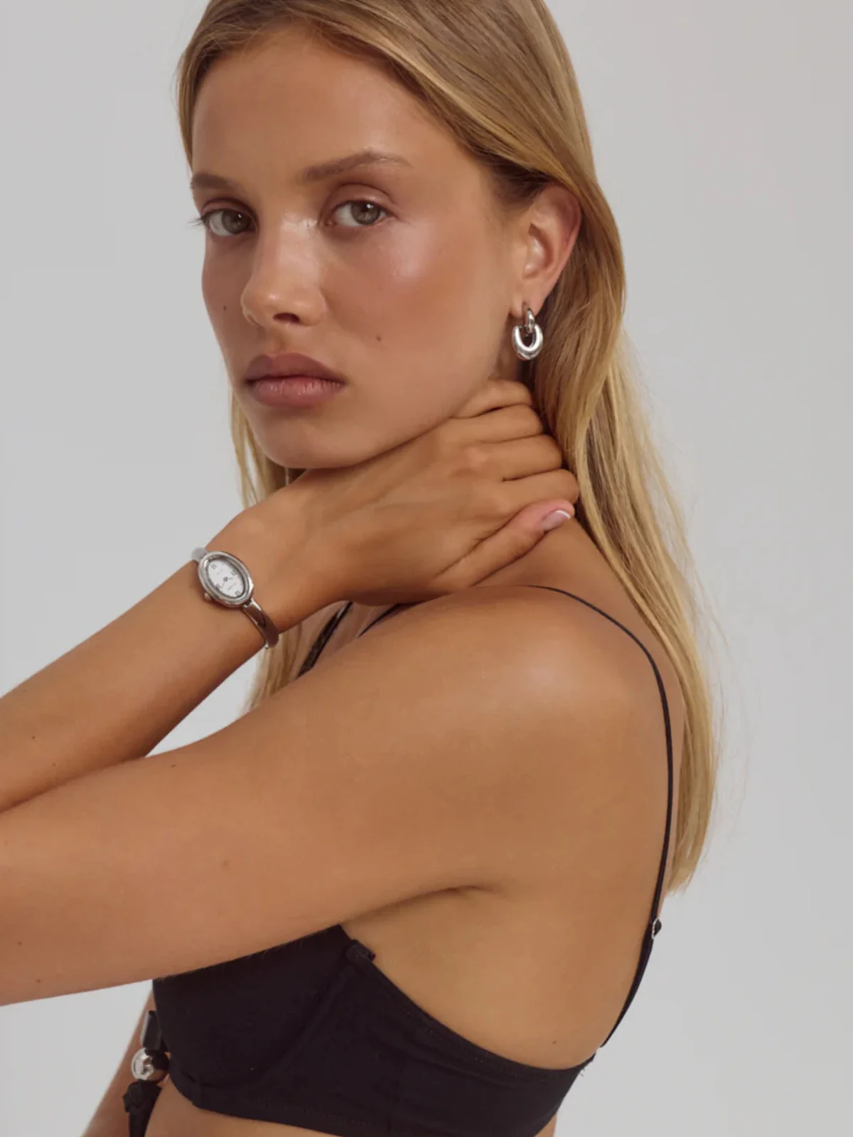 Kate Watch - White - Silver - Image 3