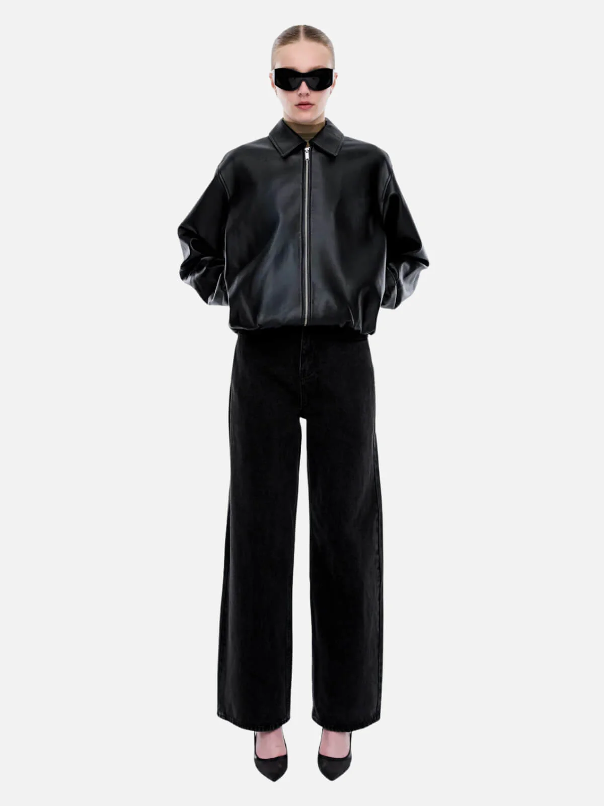 Arizona Leather Jacket - Black