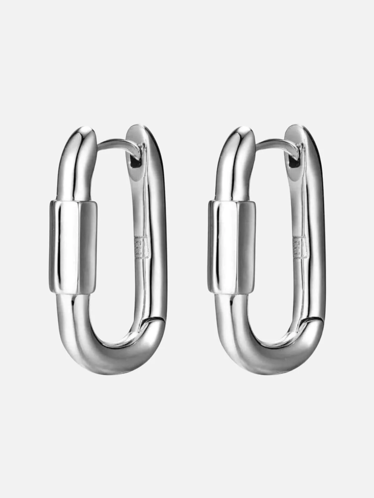 Disengage XL Hoops: Brass + Sterling Silver