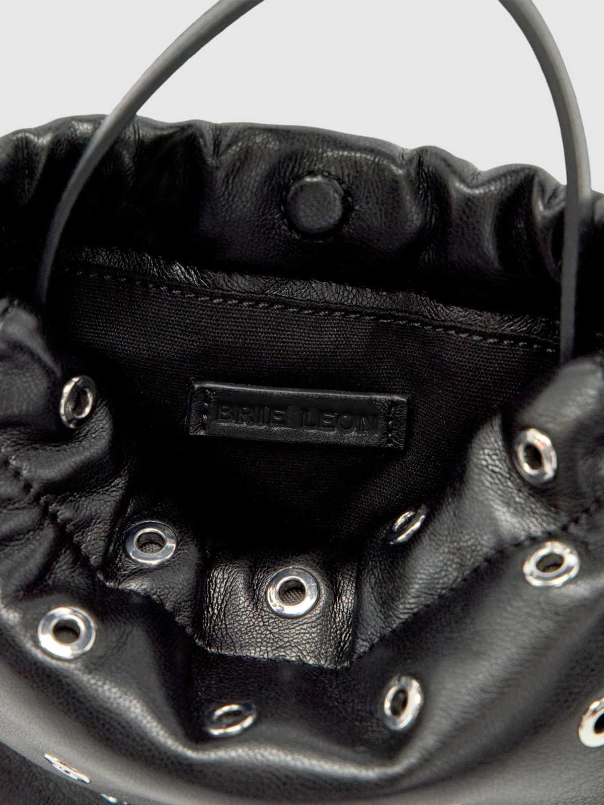 Halle Eyelet Crossbody Bag - Black - Image 2
