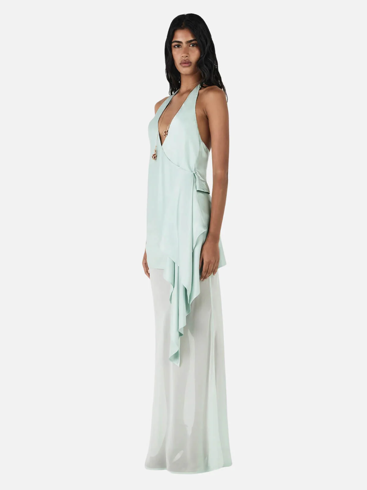 Aisling Halter Top - Seafoam - Image 3