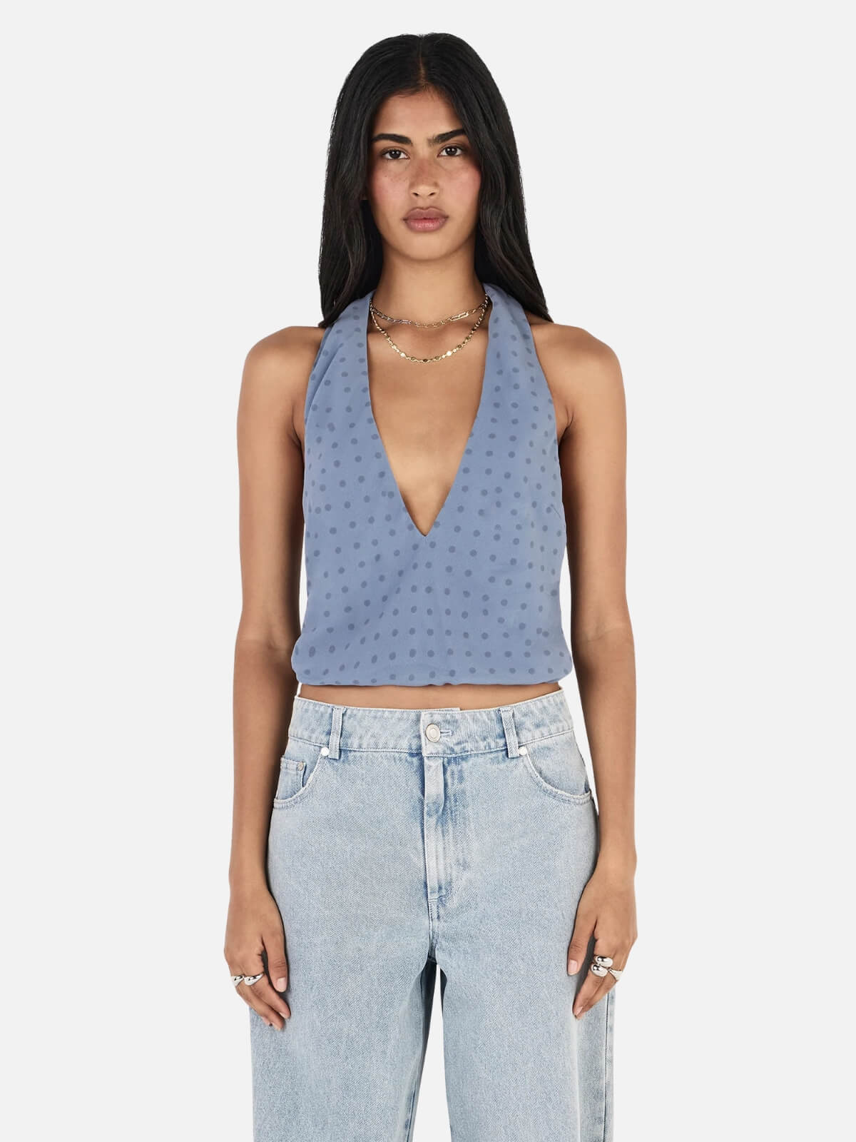 Harper Halter Top - Steel Spot - Image 3