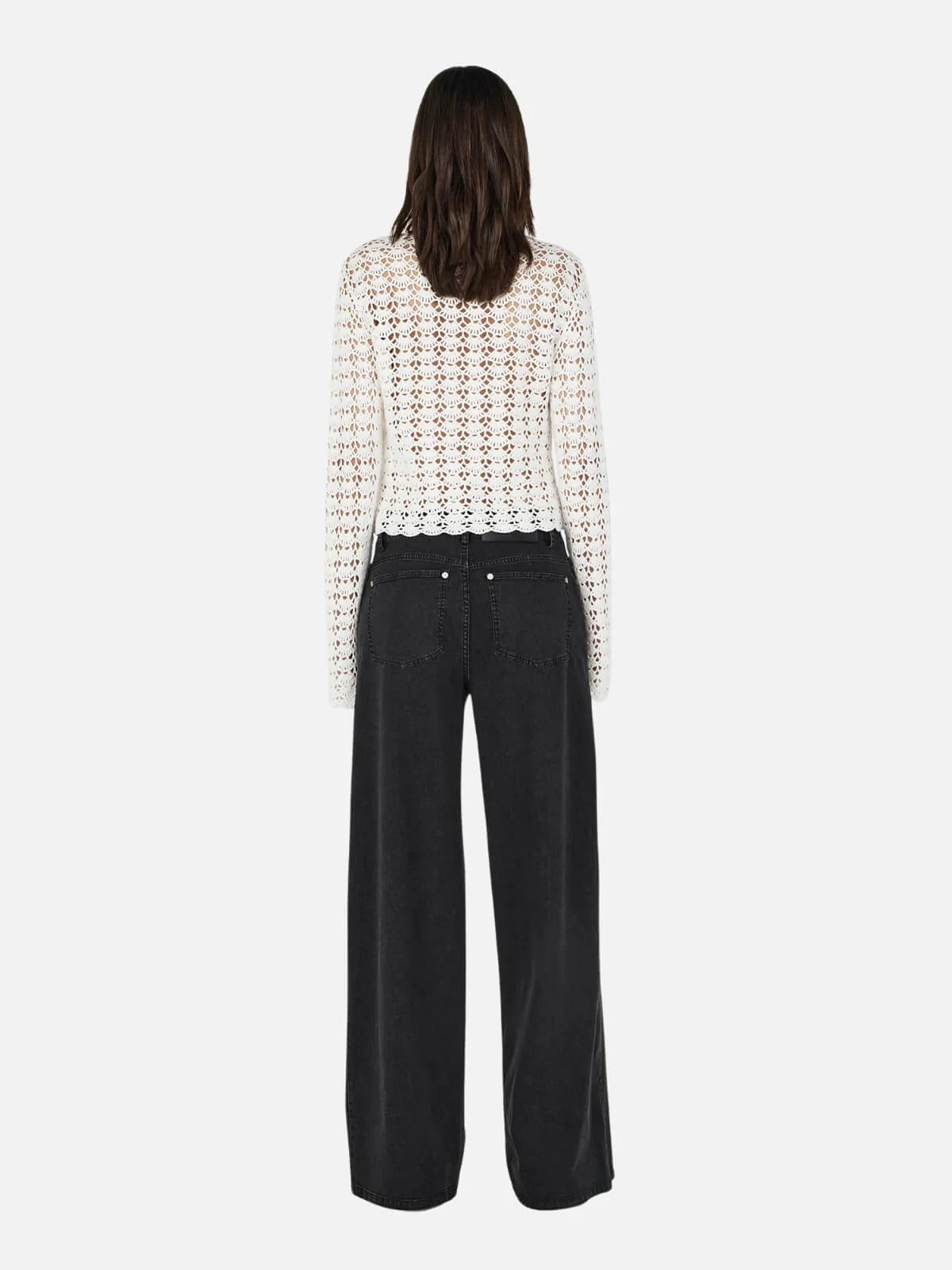 Monfries Chambray Pants - Charcoal Chambray - Image 2