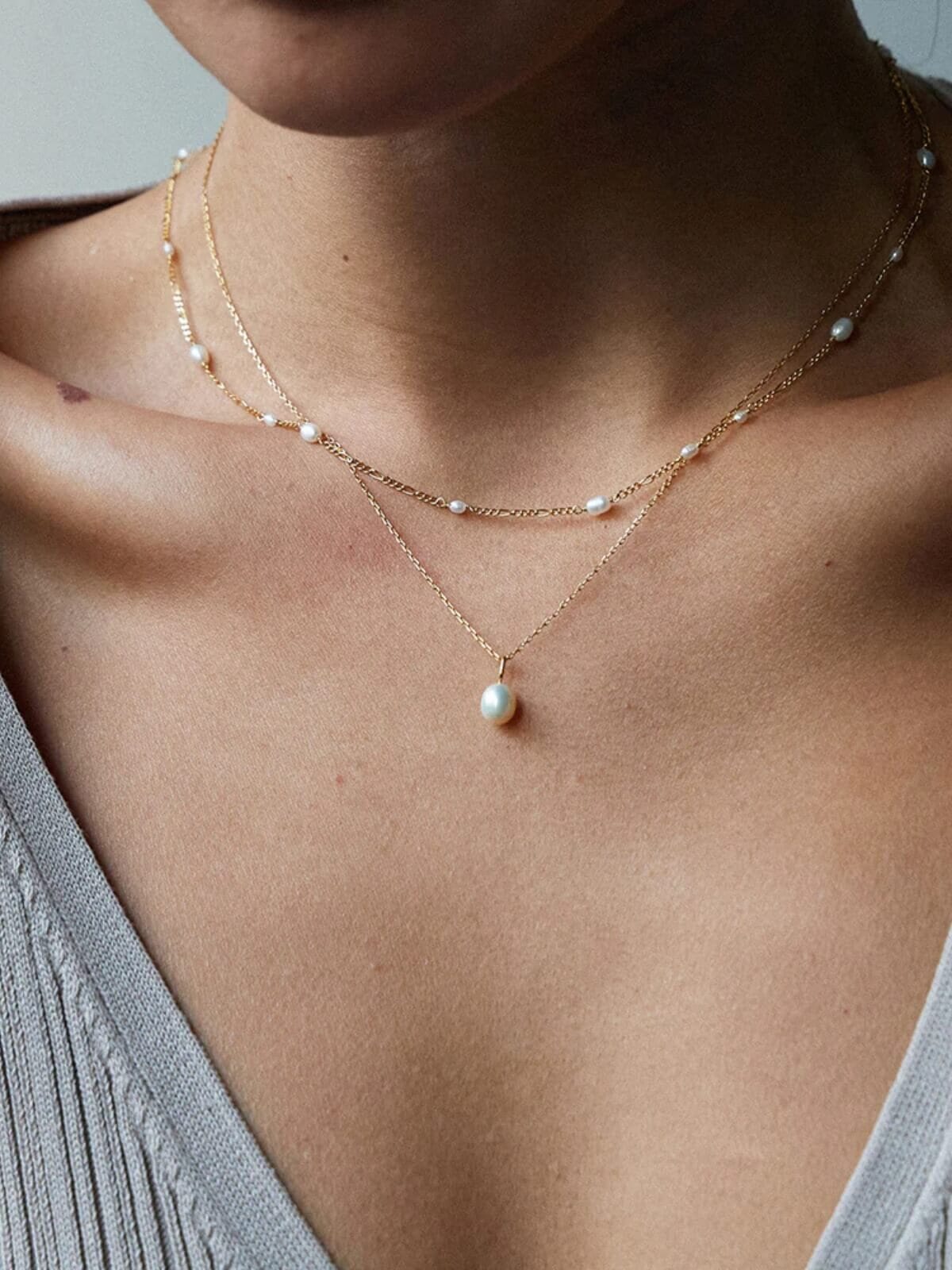 Edith Necklace - Gold - Image 2