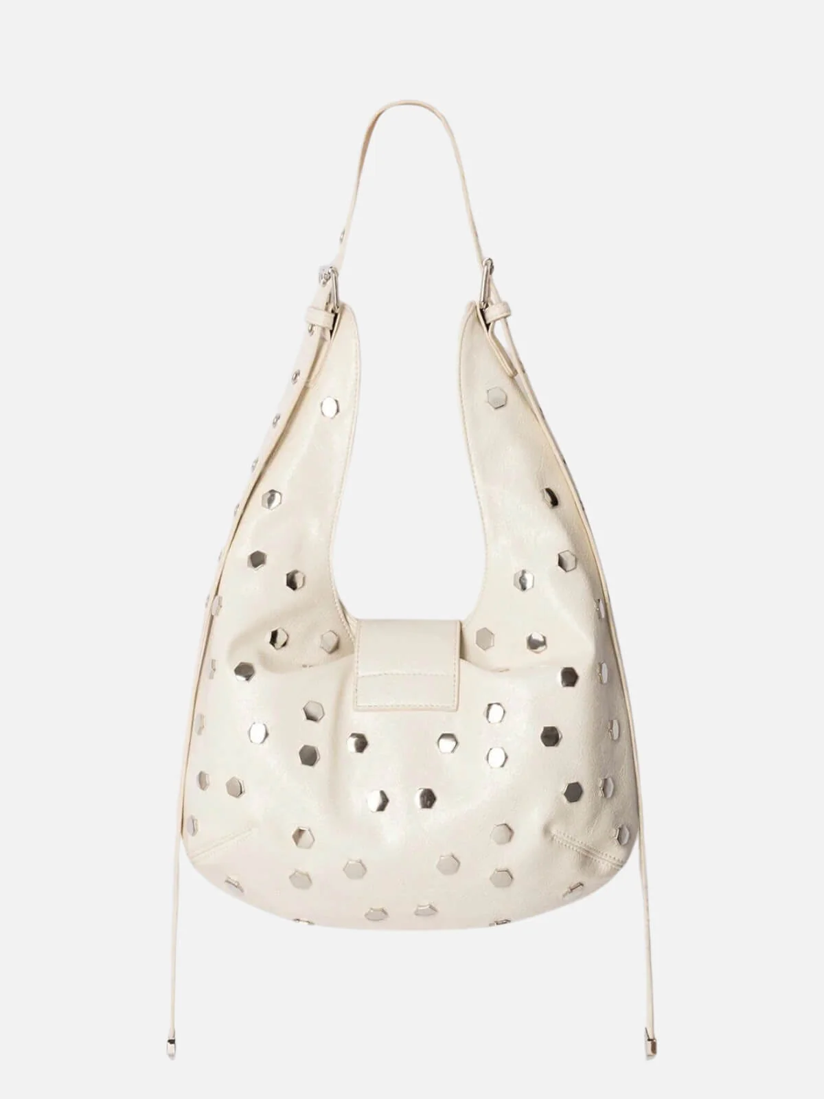 Vixen Studs Bag - Ecru - Image 3