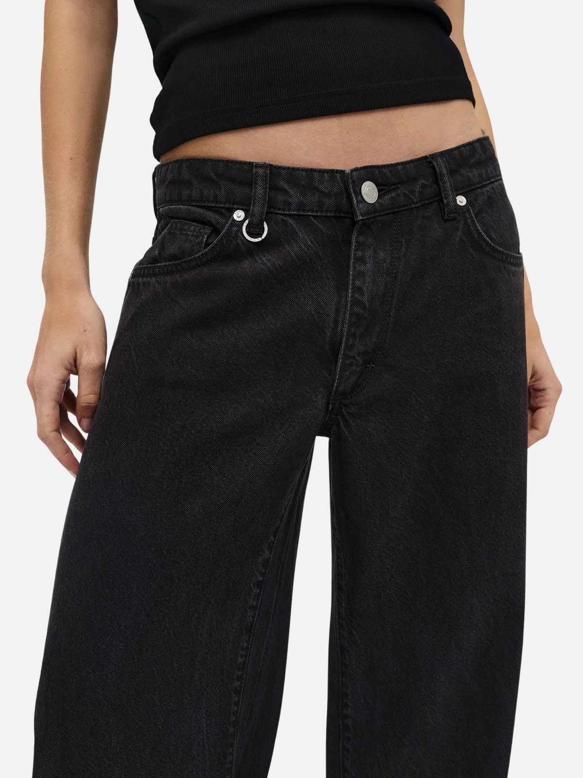 Milla Wide Blackout - Washed Black - Image 3