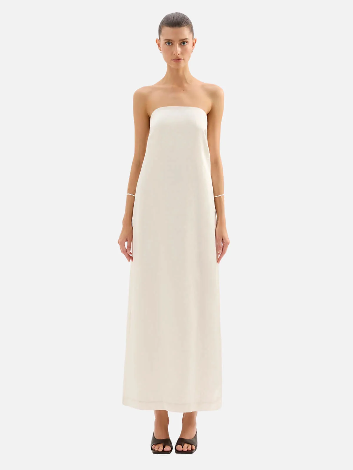 Ana Maxi Dress - Pearl