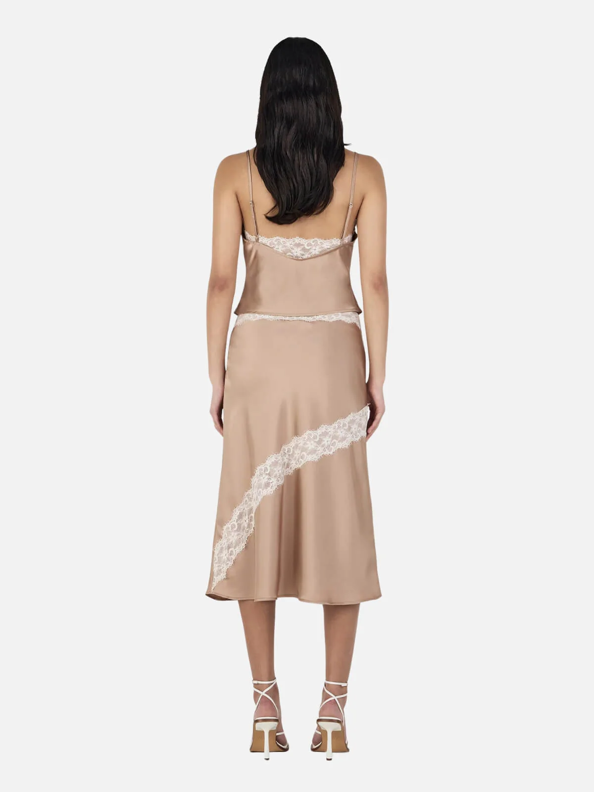 Deja Midi Skirt - Gold - Image 2
