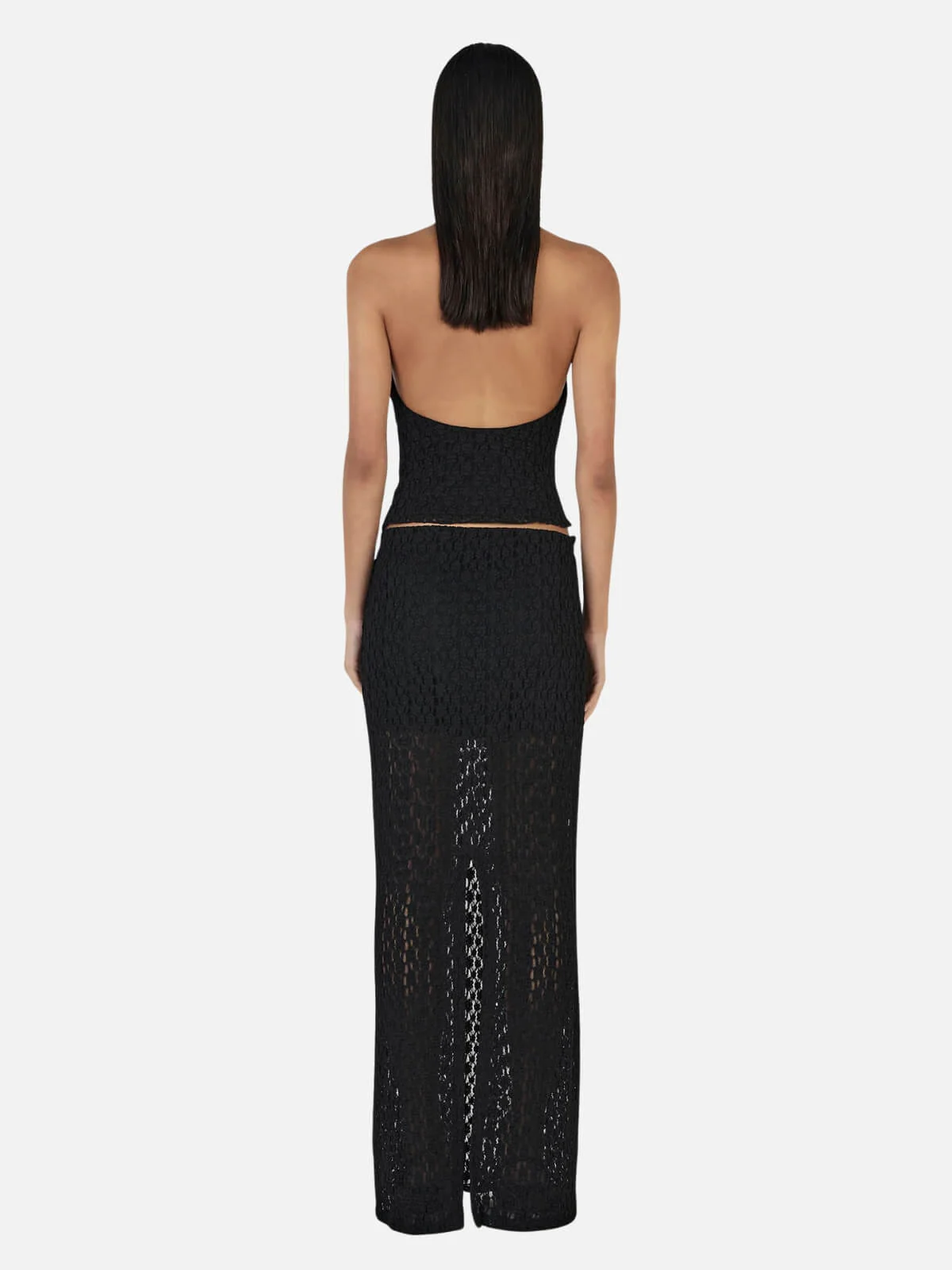Nola Halter Top - Black - Image 2