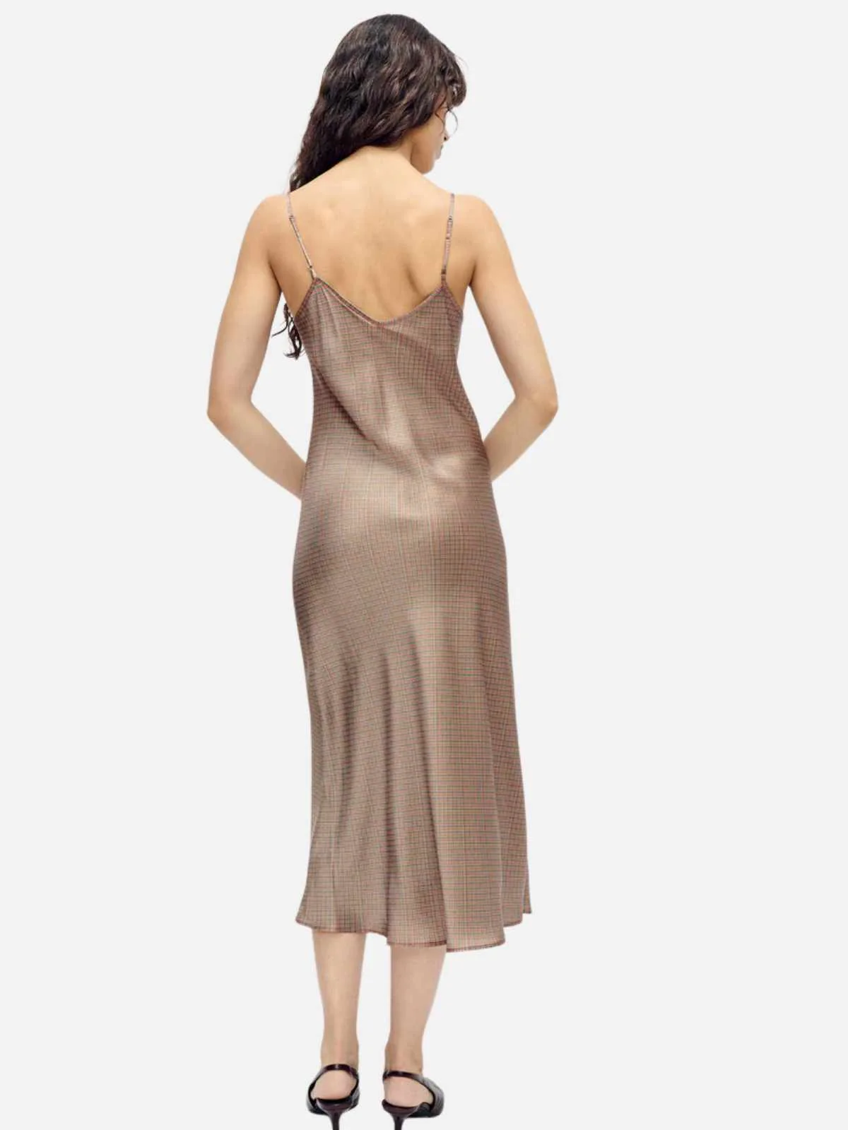 90s Slip Dress - Micro Plaid - Image 2