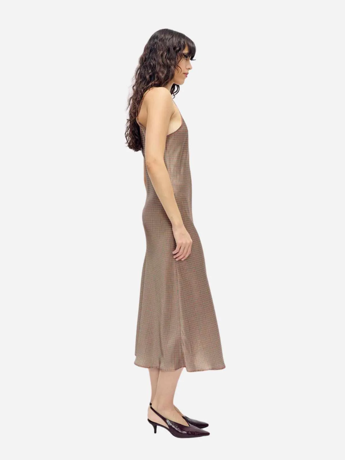 90s Slip Dress - Micro Plaid - Image 3