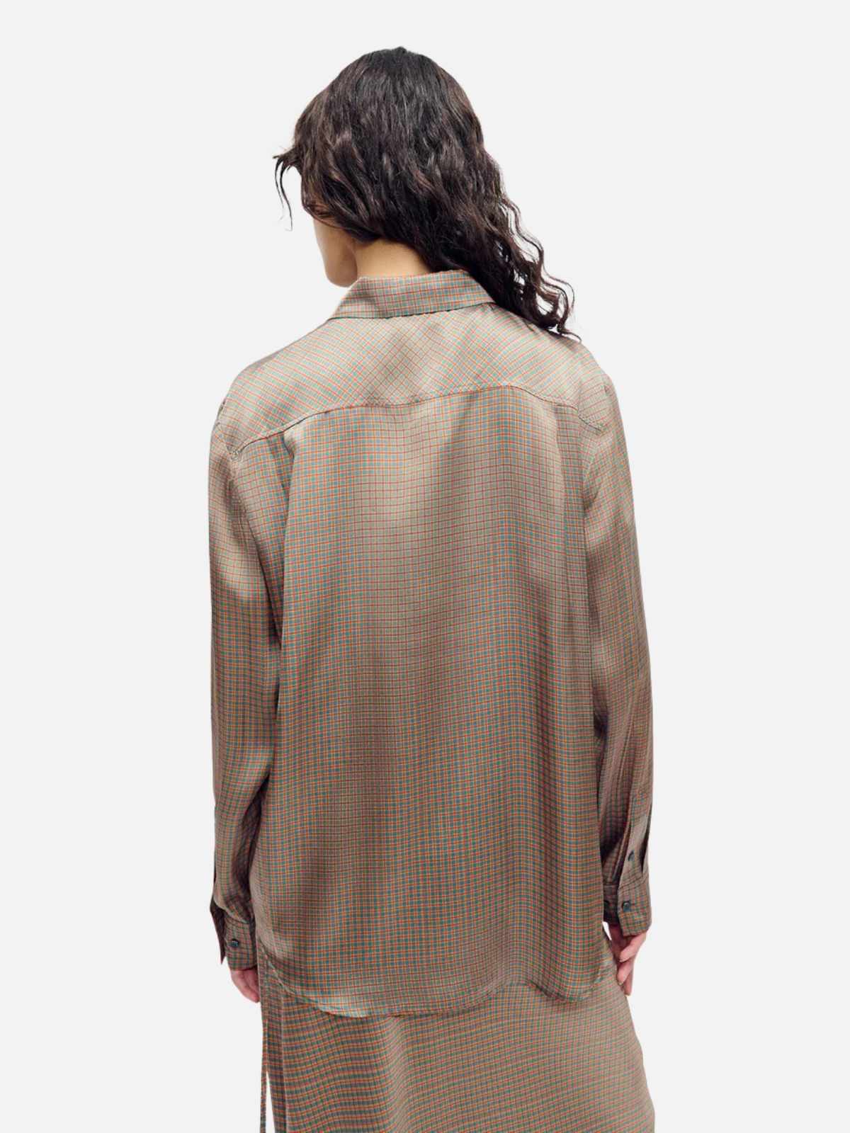 Boyfriend Shirt - Micro Plaid - Image 2