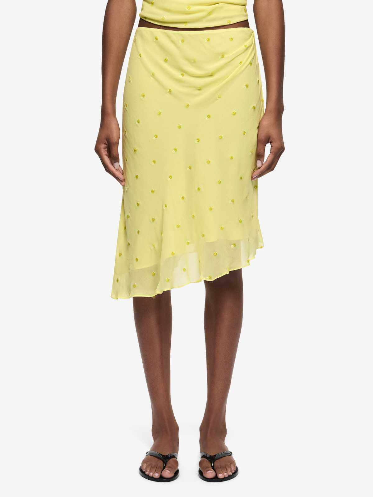 Solace Asym Skirt - Citrus - Image 3