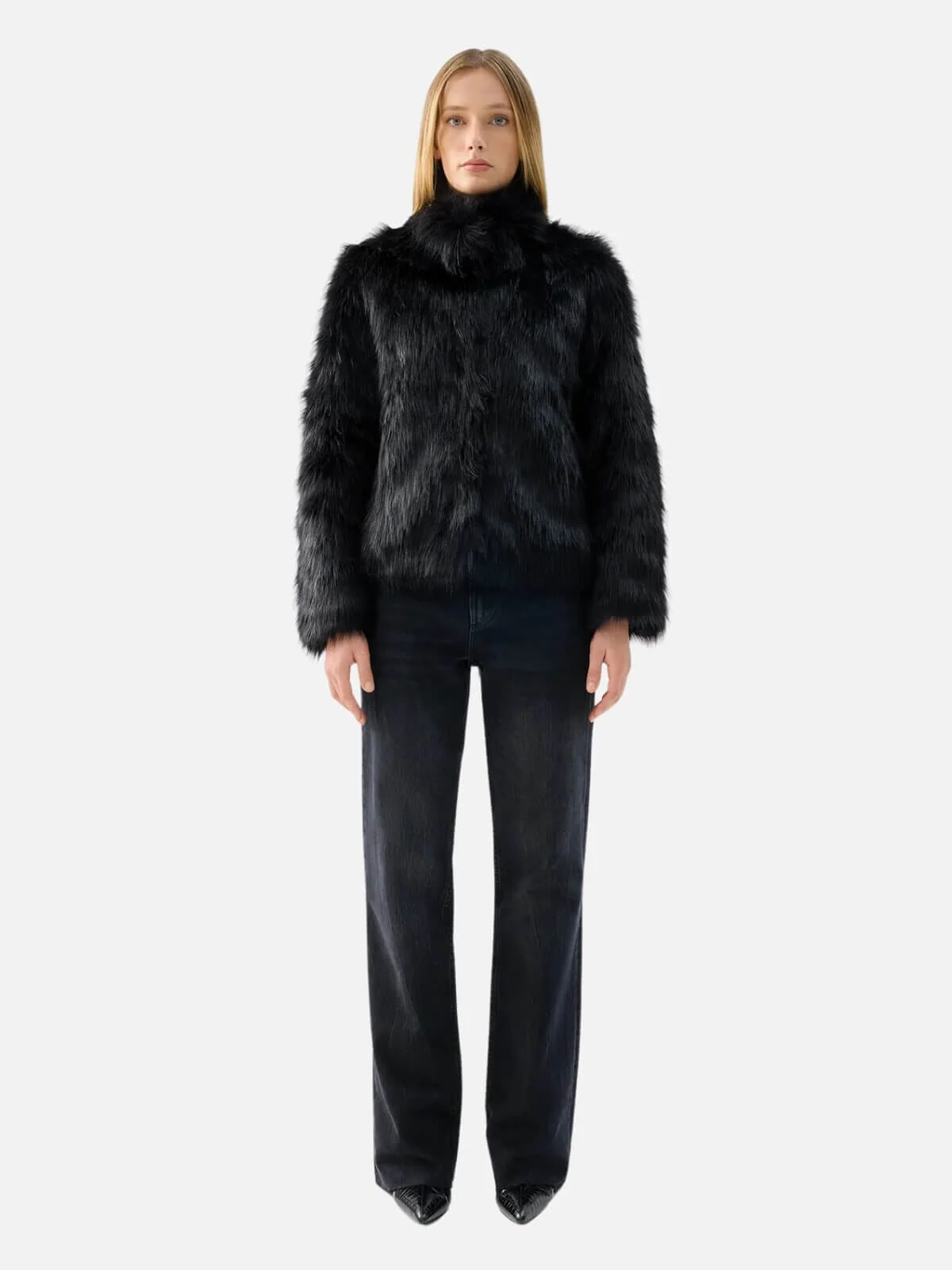 Fur Delish Jacket - Black