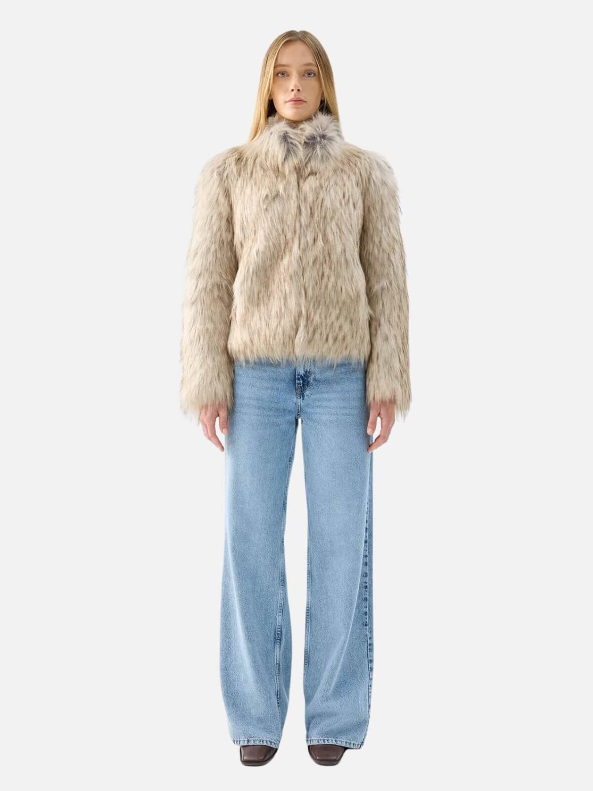 Fur Delish Jacket - Natural
