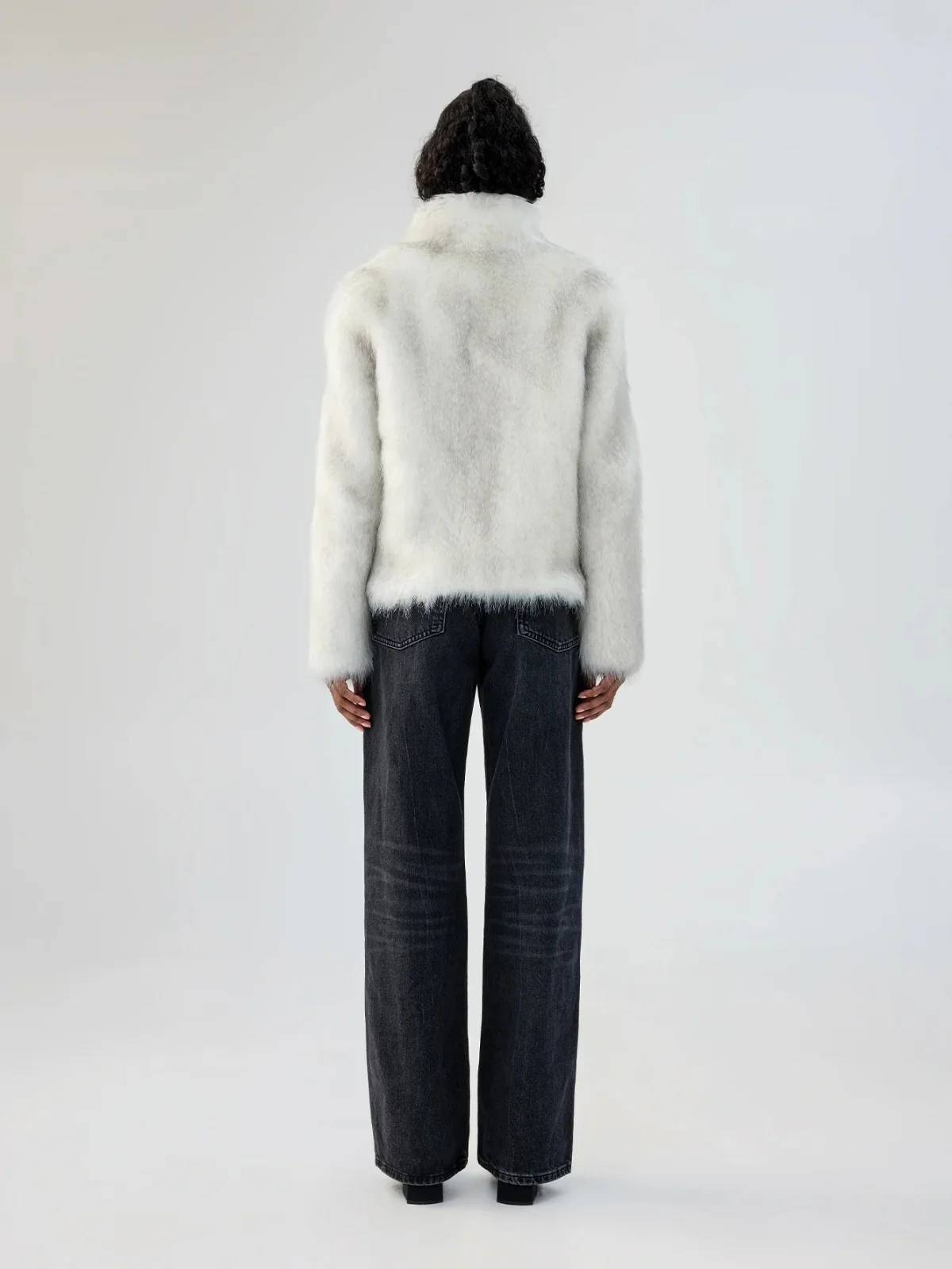 Fur Delish Jacket - Swiss White - Image 2